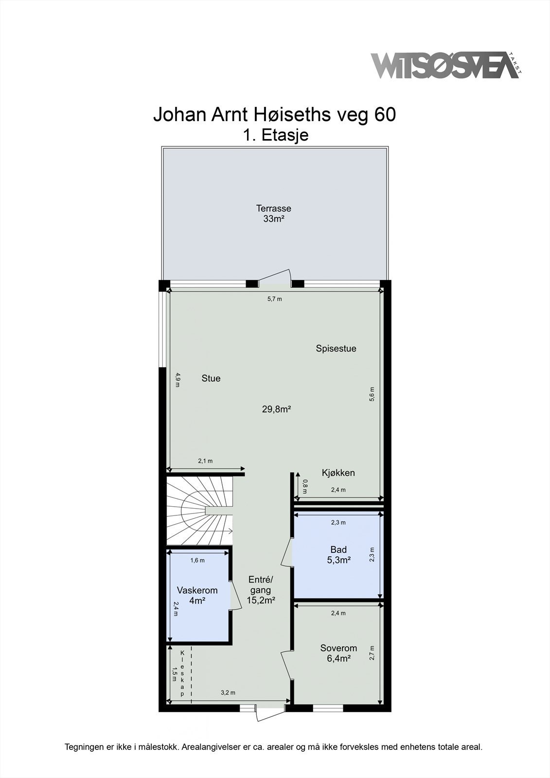 Planskisse 1.etasje Galleribilde