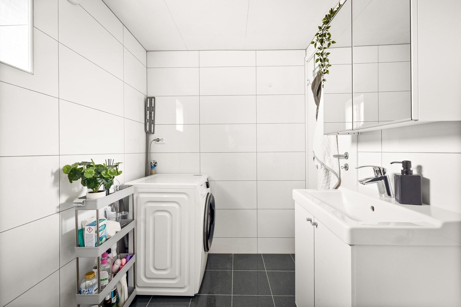 Badet har alt man trenger. Galleribilde