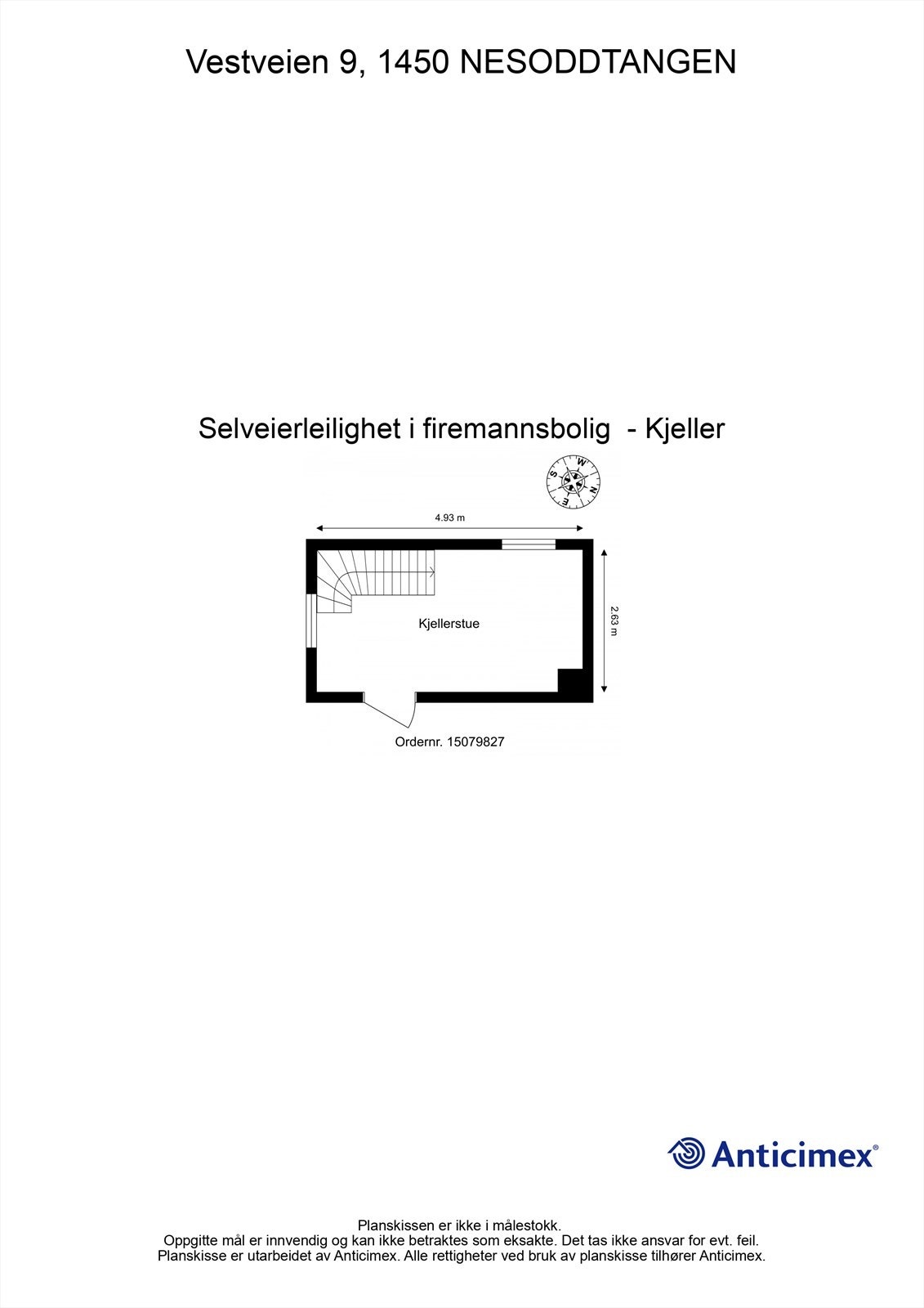 Plantegning kjelleretasje Galleribilde