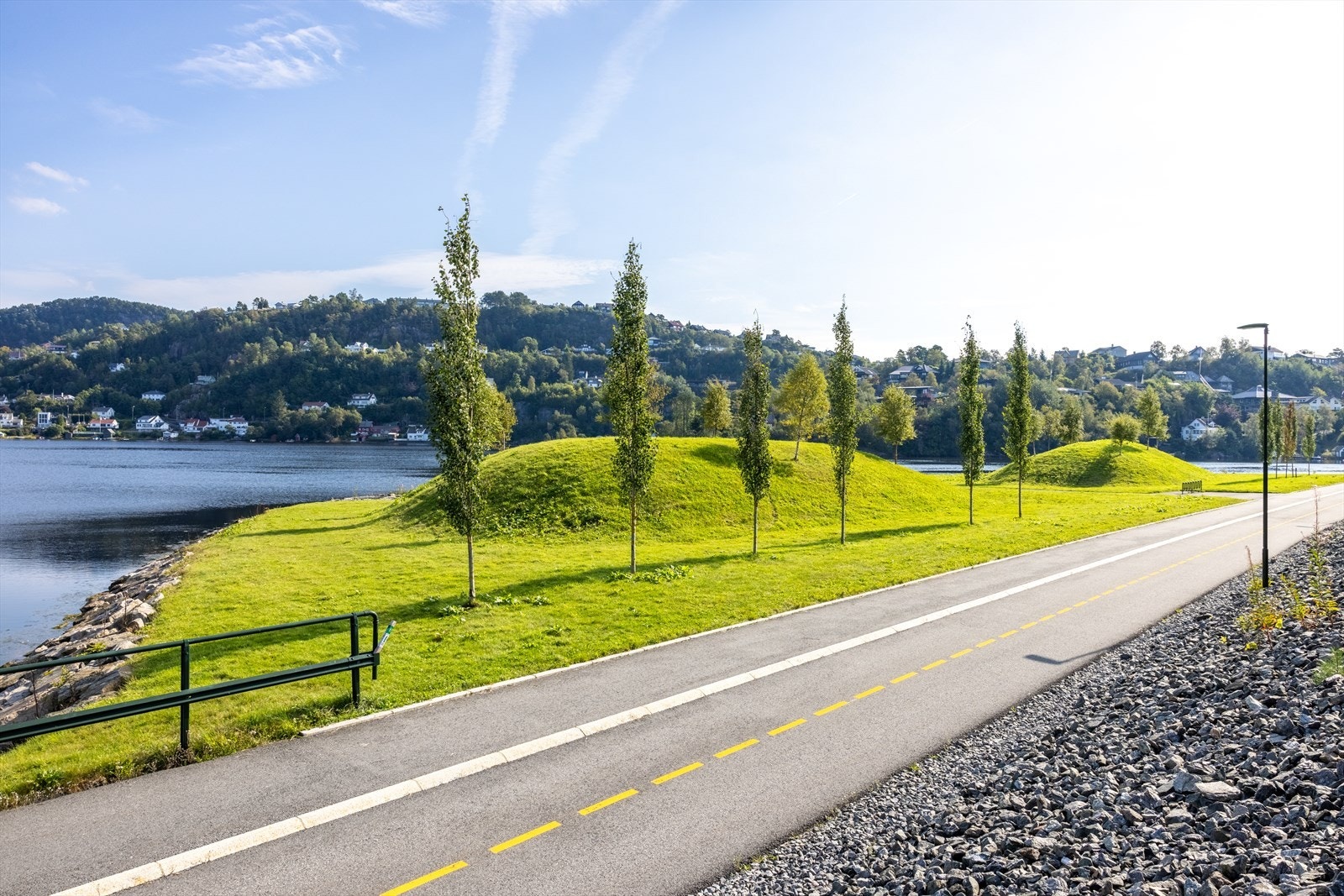 Tur- og sykkelsti rundt Sælevannet. Galleribilde