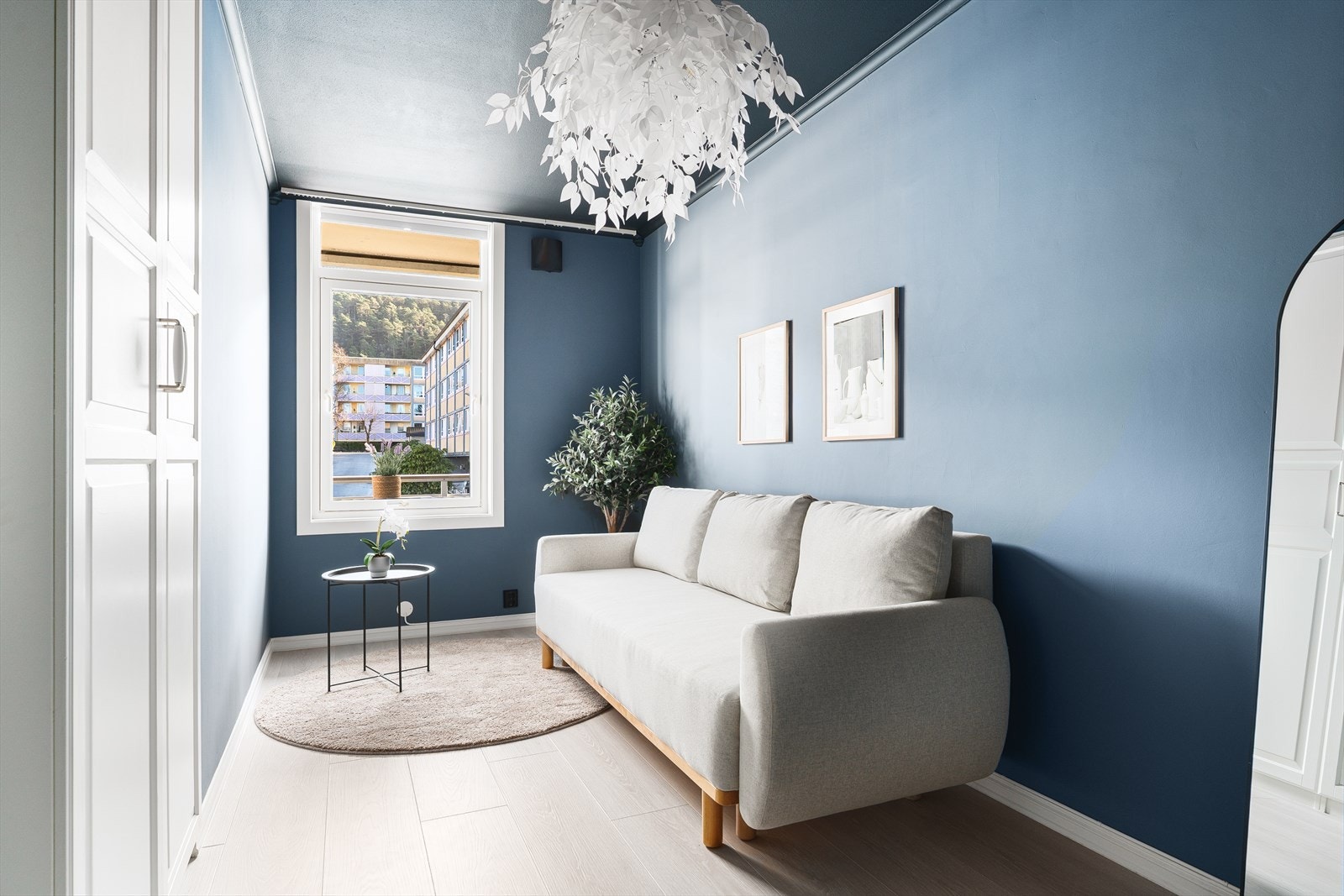 Det andre soverommet har plass til garderobeløsning og egner seg godt som barnerom. Galleribilde