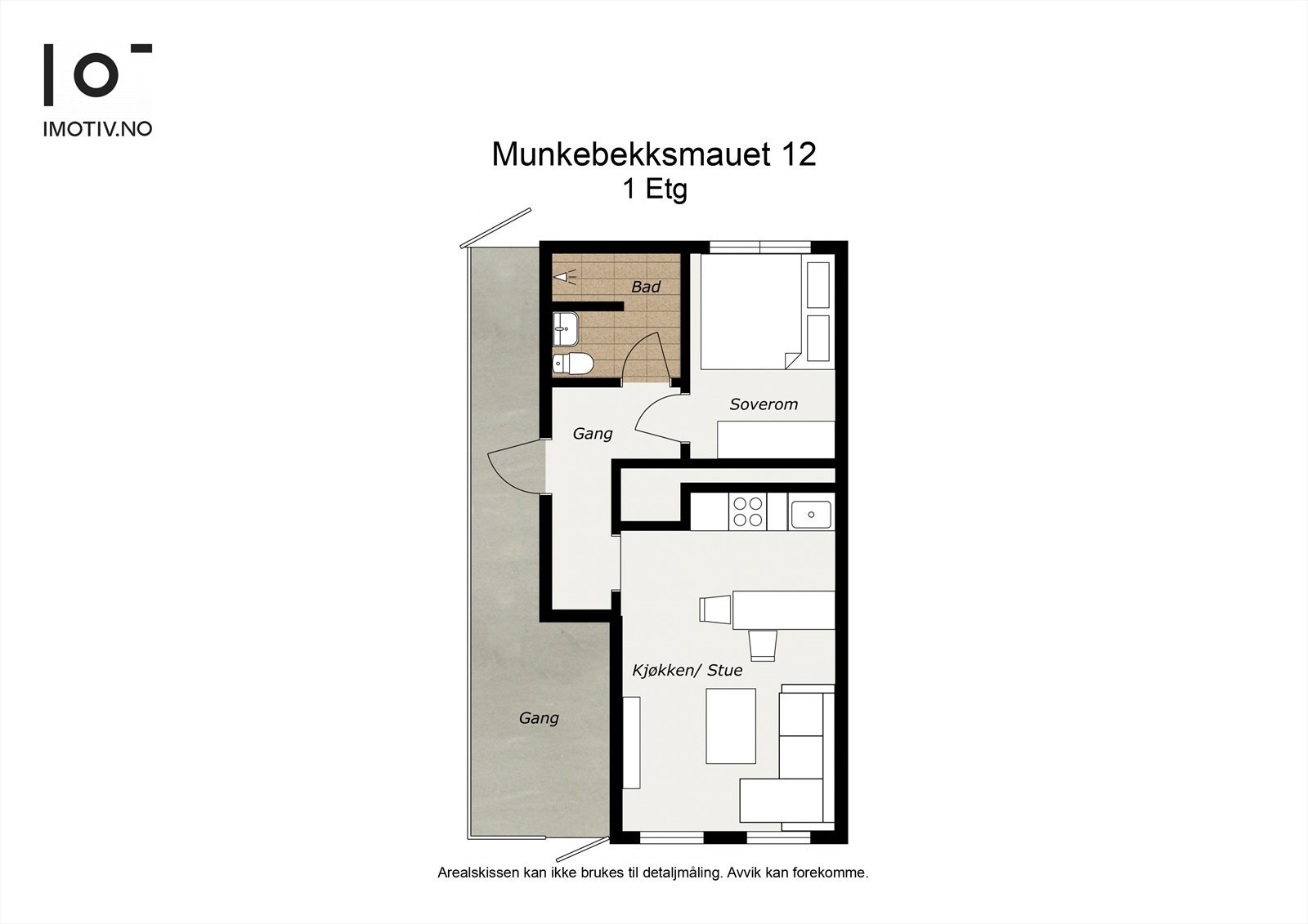 - Plantegning 1. etasje, H0101 - Galleribilde