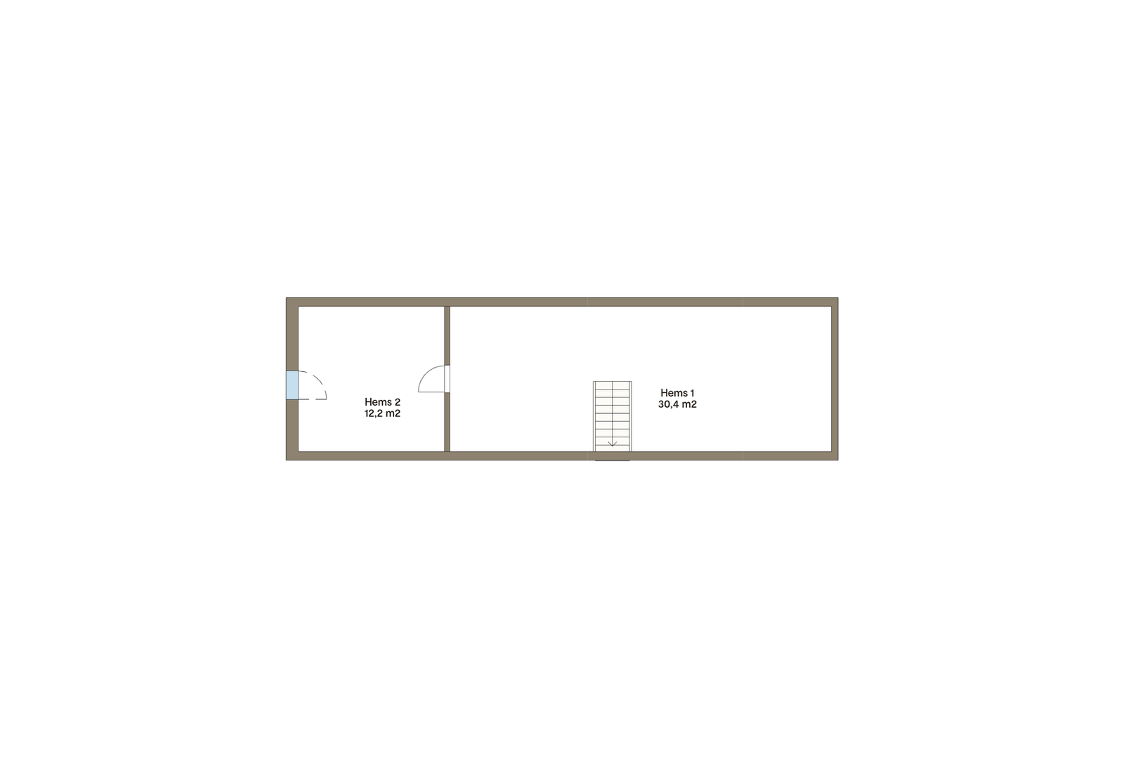 Plantegning hems, Vy 36CTH Galleribilde