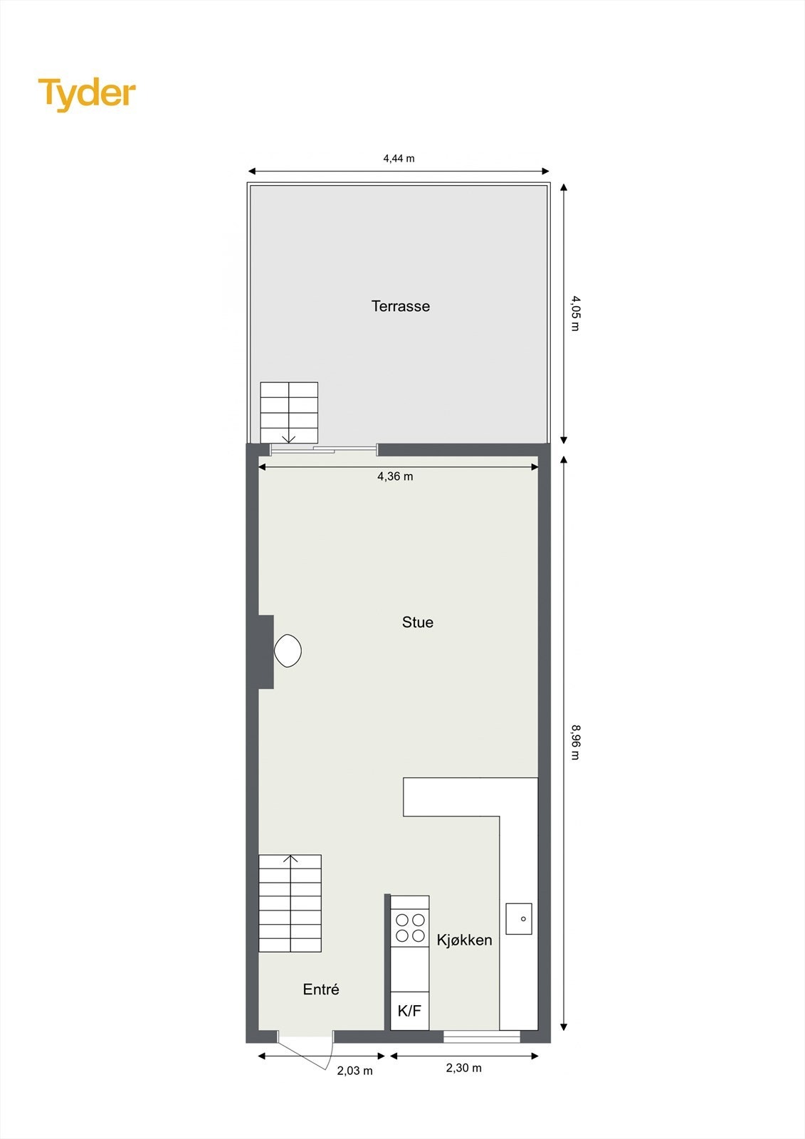 Plantegning 1. Etasje Galleribilde