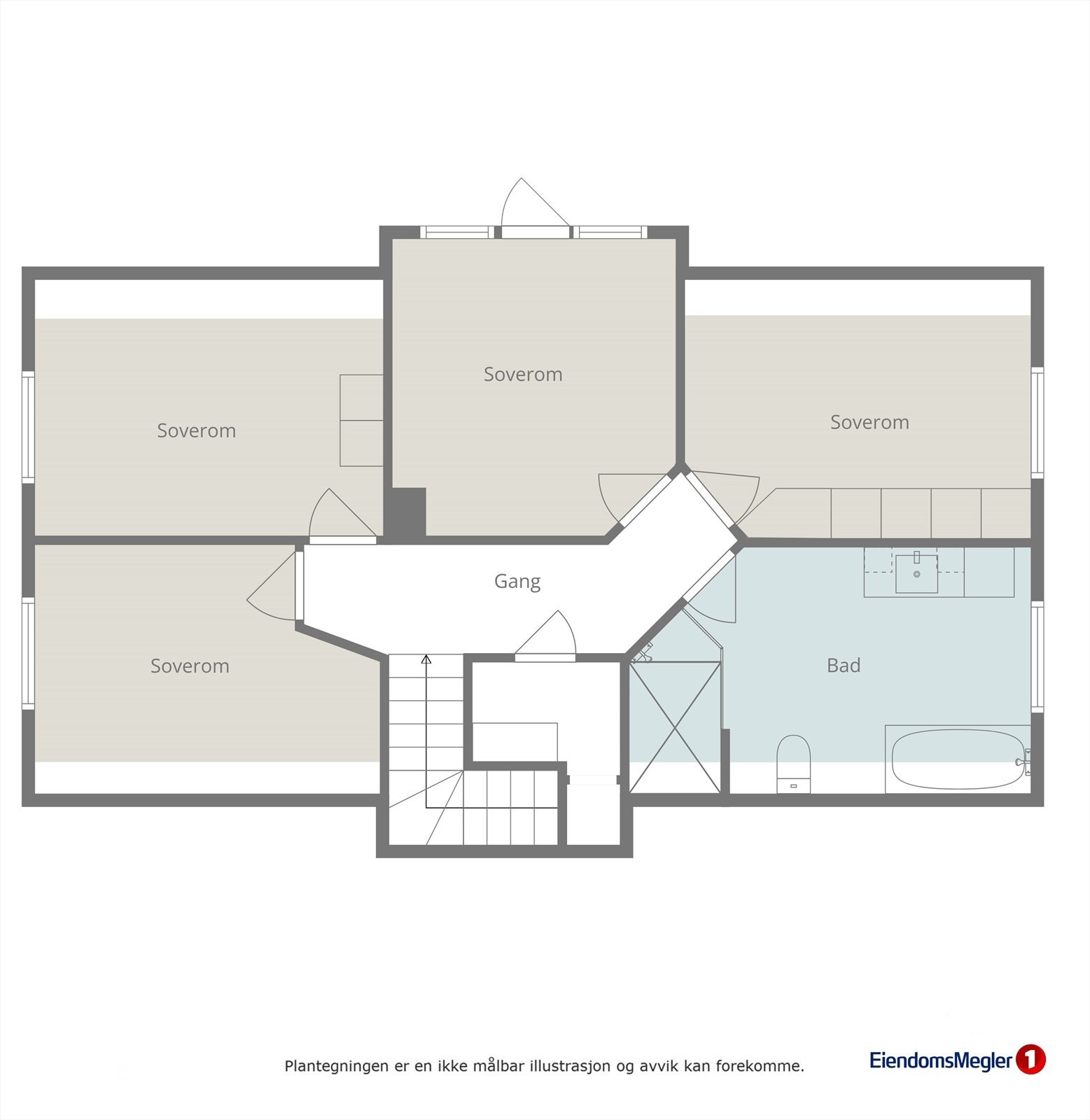 Planteikning plan 2 Galleribilde