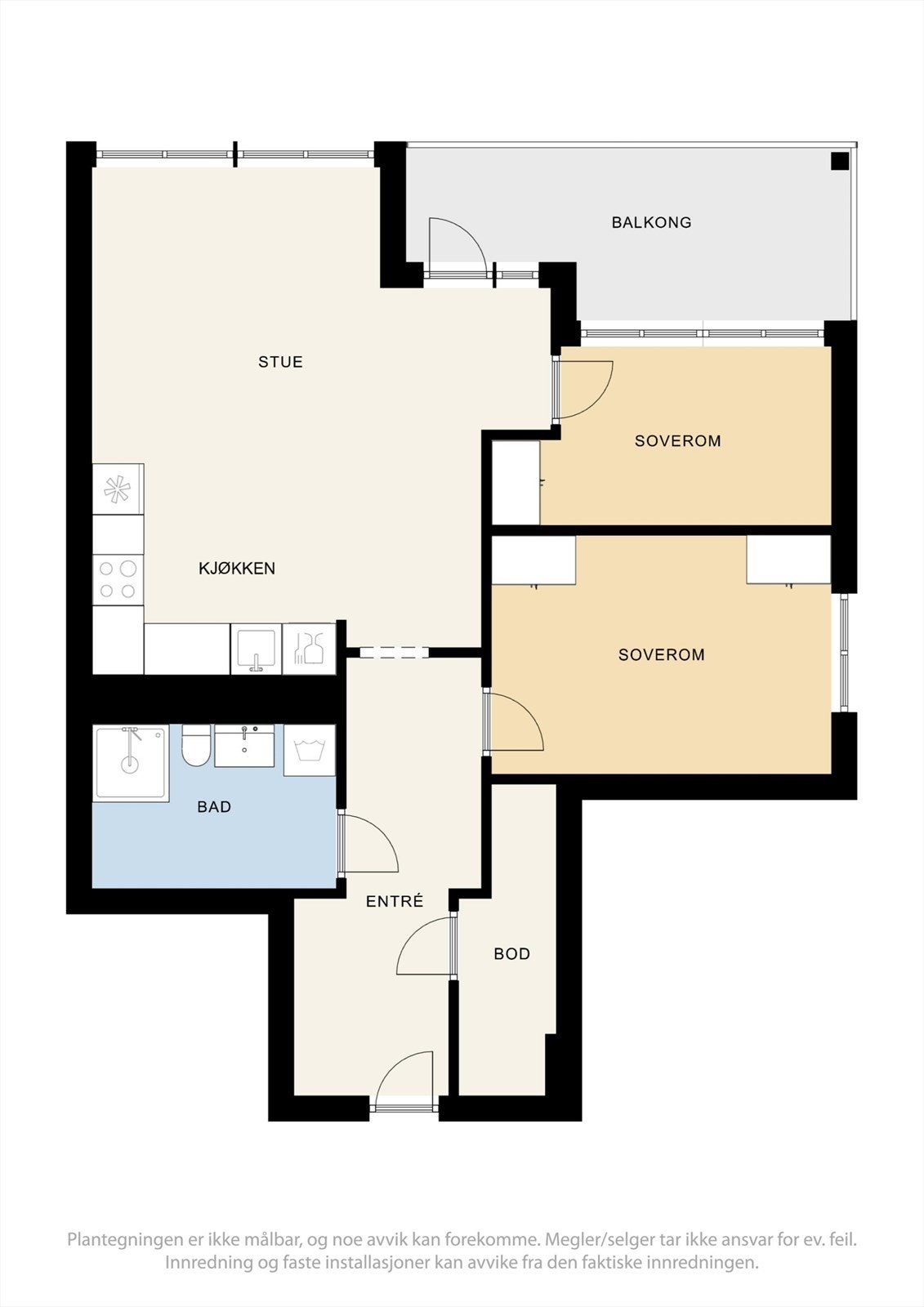 Plantegning Galleribilde