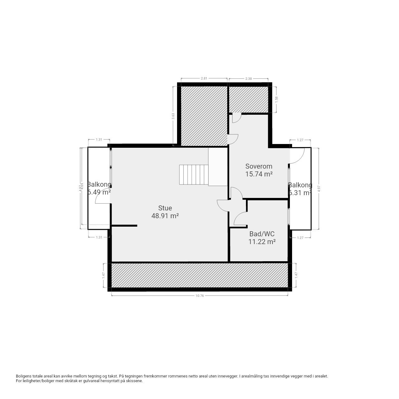 Plantegning 2. etasje. Galleribilde