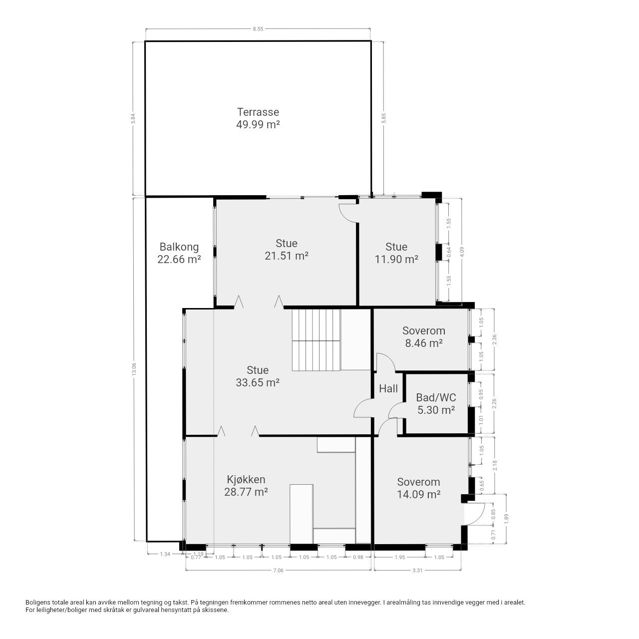 Plantegning 1. etasje. Galleribilde