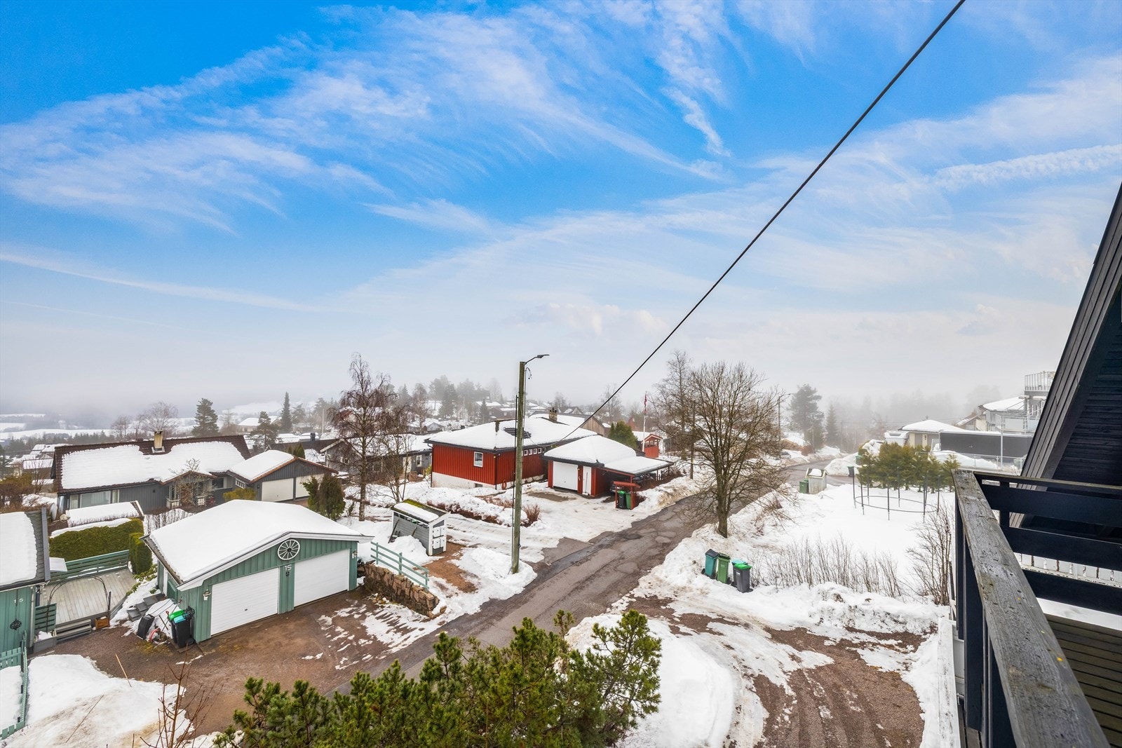 Utsikt fra øverste etasje. Galleribilde