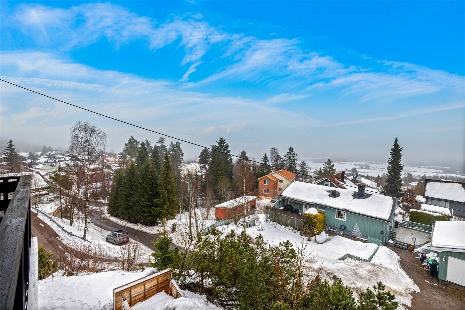 Utsikt fra øverste etasje. Galleribilde