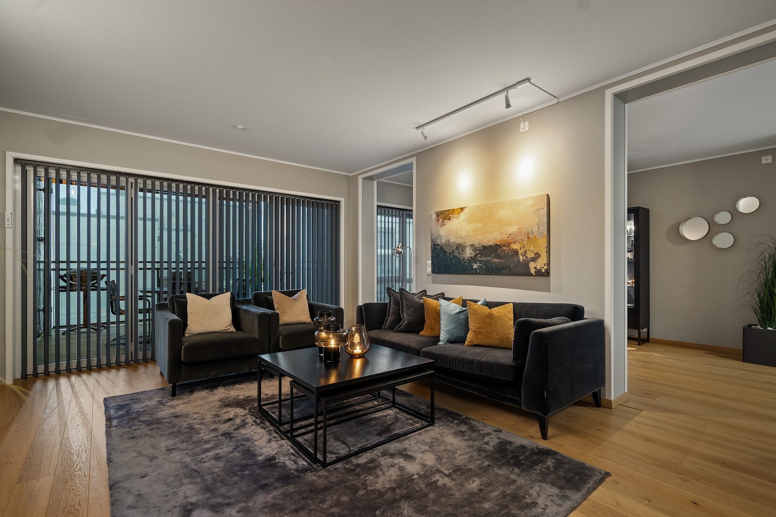 Lameller montert av Pulsen interiør Galleribilde