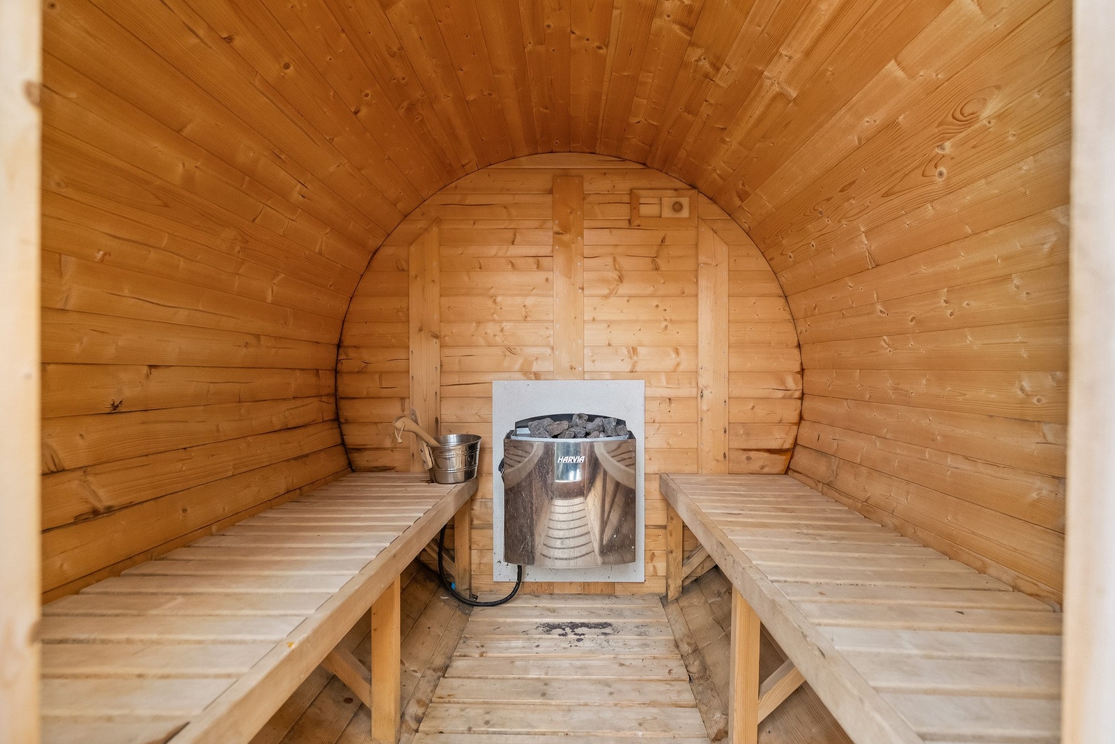 Deilig badstue liggende separat fra boligen. Galleribilde