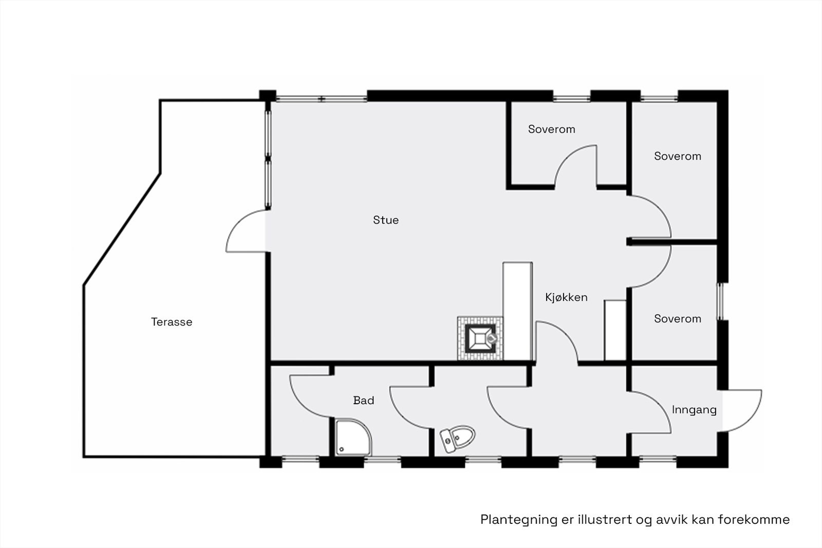 Plantegning Galleribilde