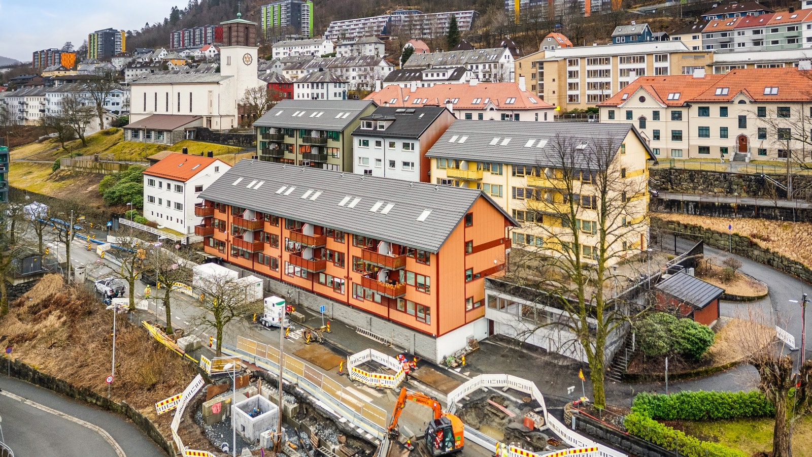 I 2019 oppdaterte borettslaget til balansert ventilasjon. Galleribilde