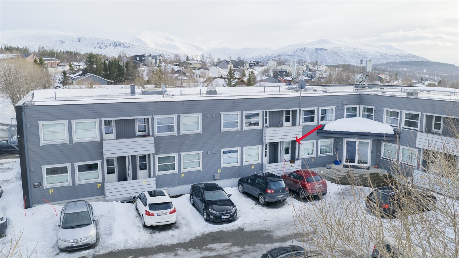 Vestvendt balkong. Gode parkeringsforhold. Galleribilde