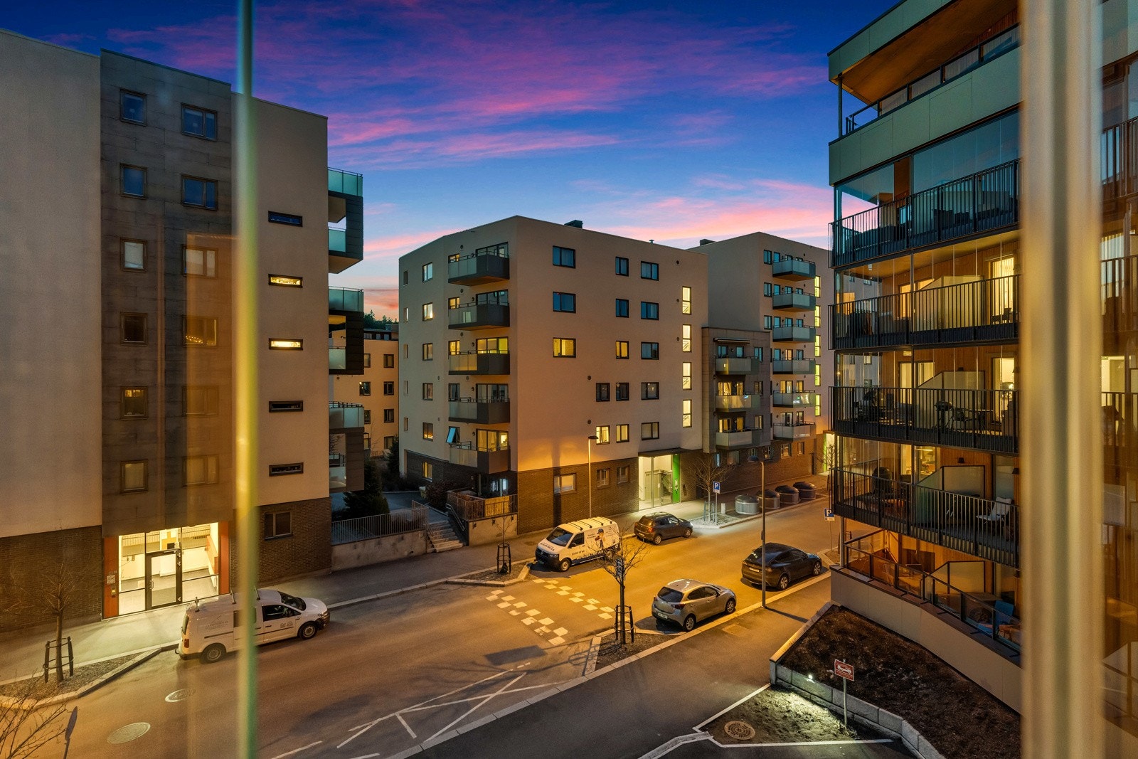 Utsyn fra balkongen. Galleribilde