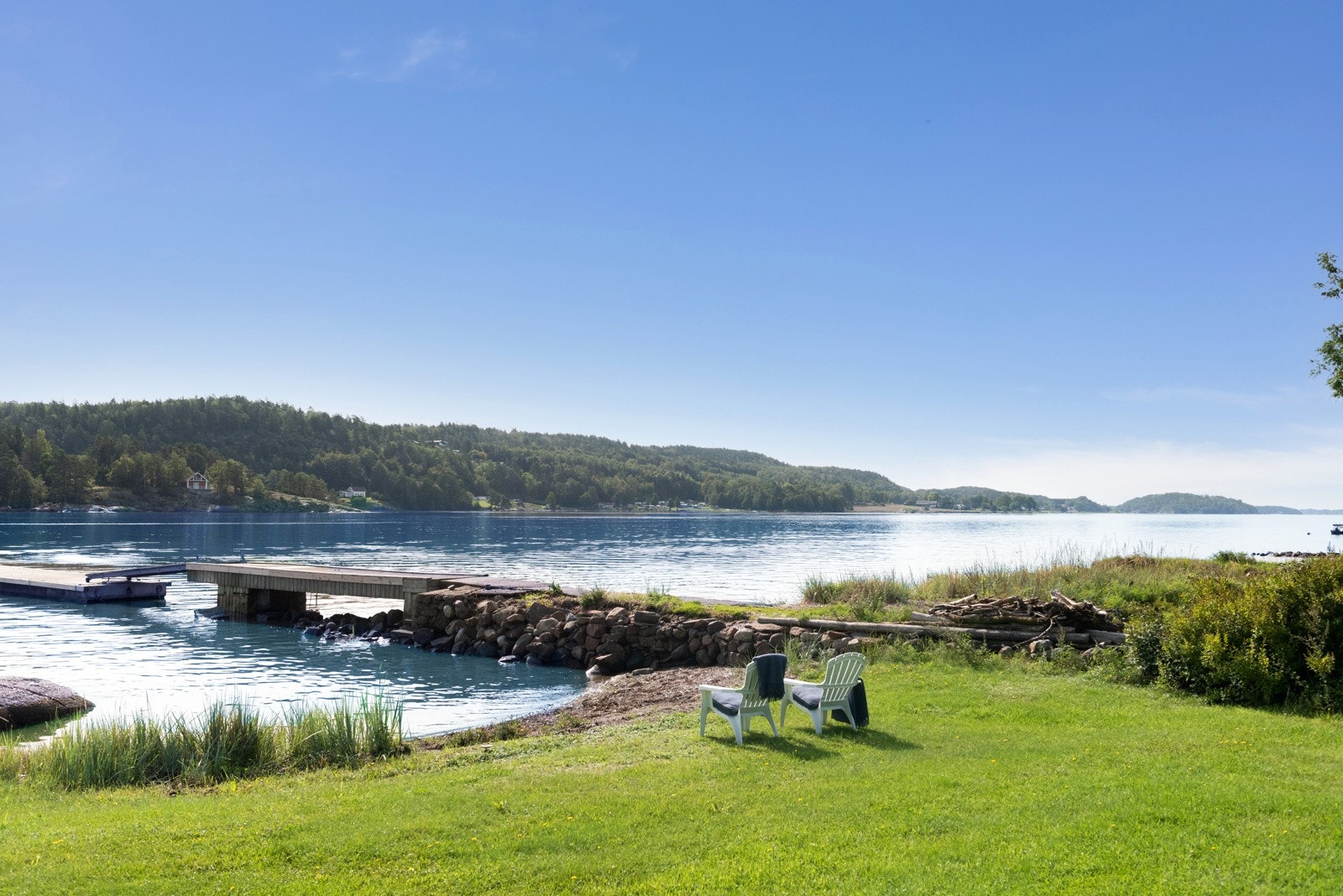 Badebryggen og stranden Galleribilde