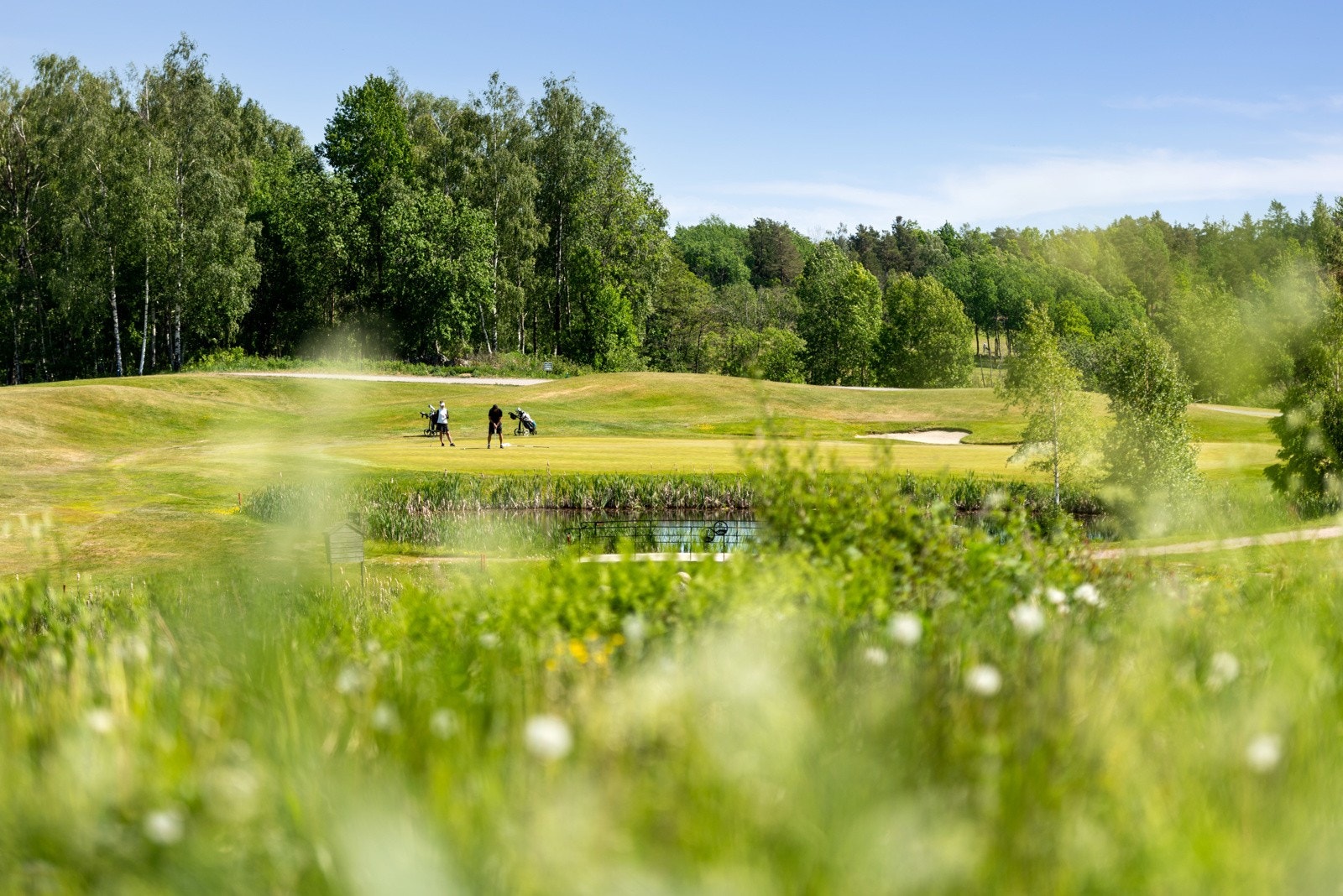 Golfbanen ligger innom gangavstand Galleribilde