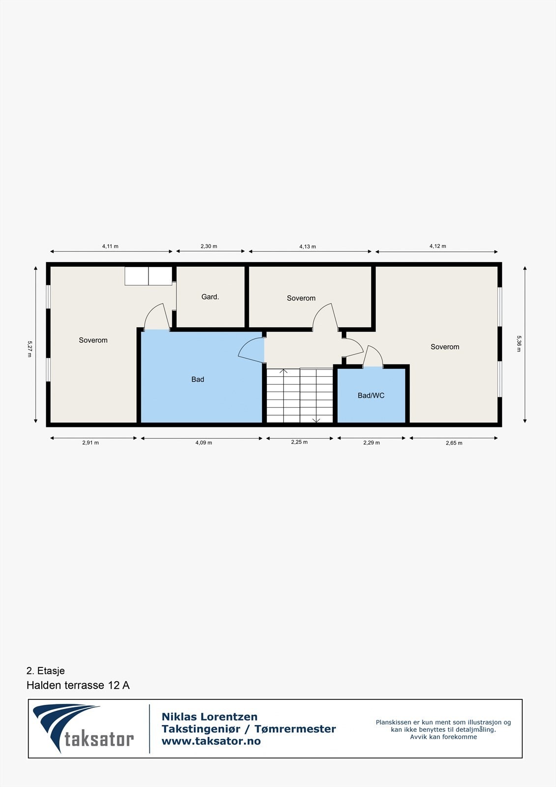 Plantegning 2. etasje. Galleribilde