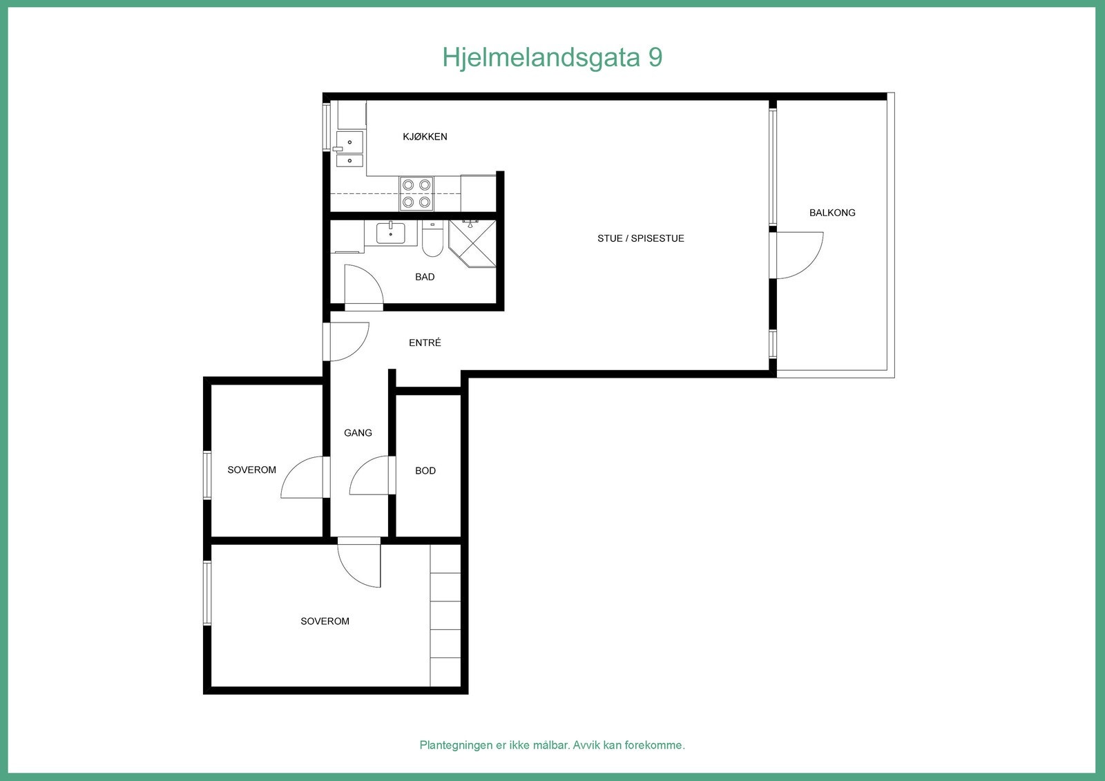 Plantegning Galleribilde