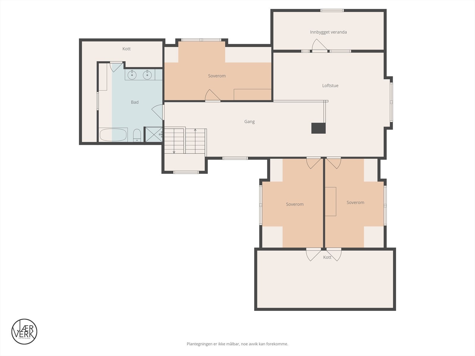 Plantegning 2 etasje Galleribilde