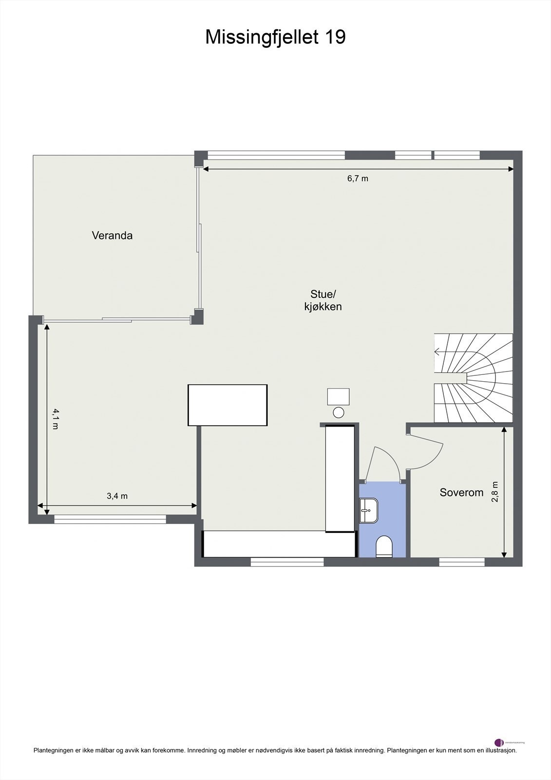 Plantegning 2.etasje. Galleribilde