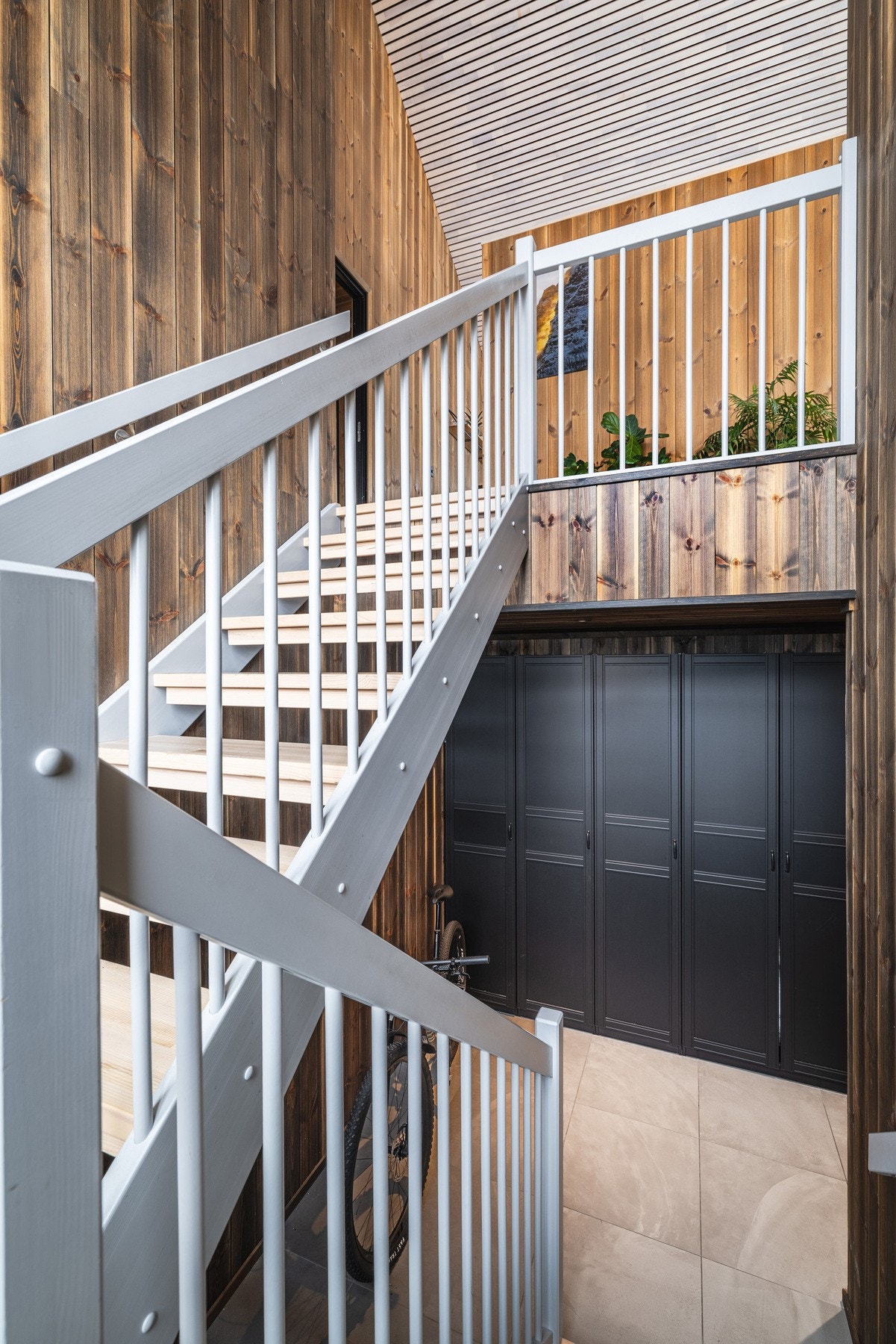 Trapp mellom etasjeplanene. Galleribilde