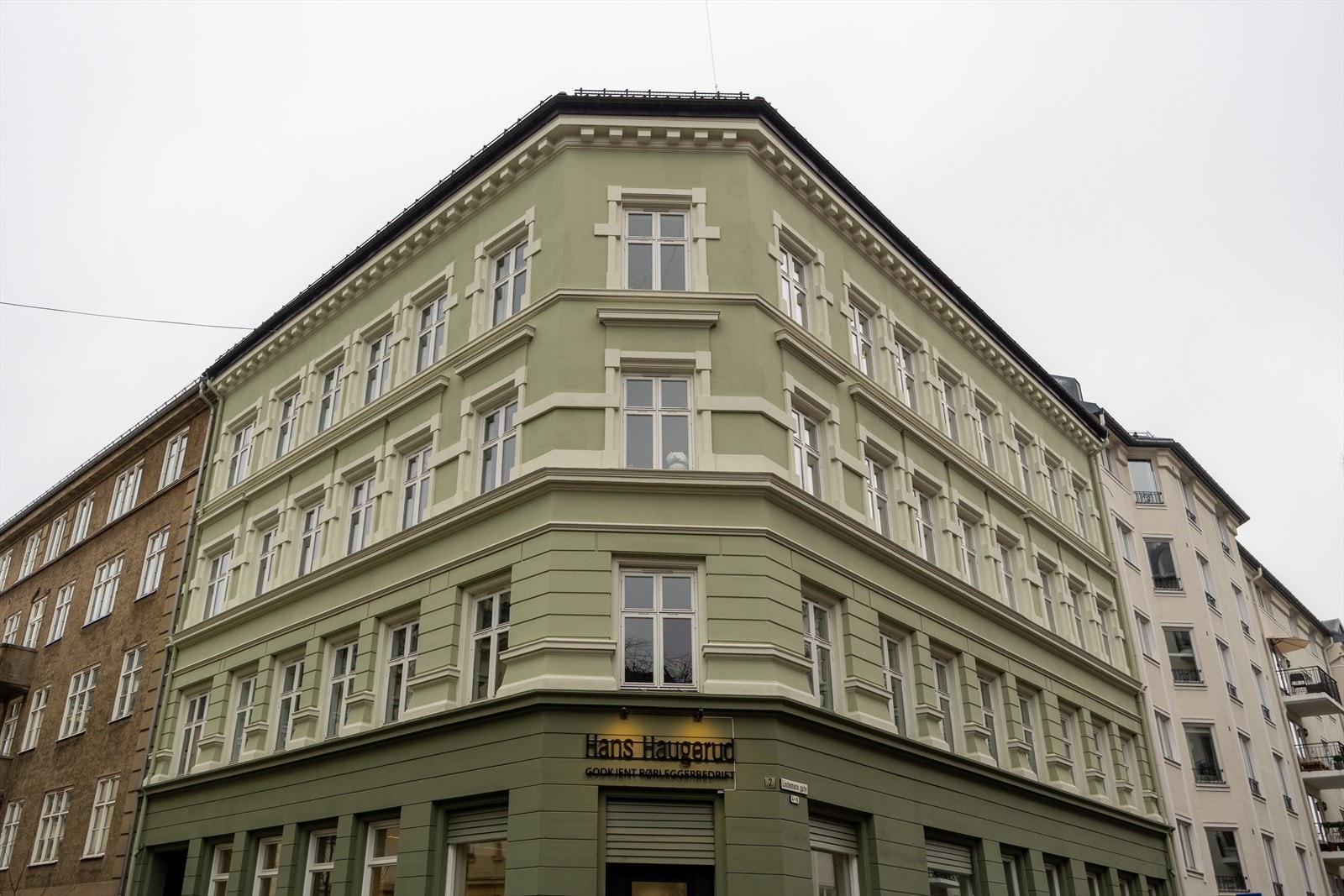 Vakker bygård - Fasaden ble malt for 3 år siden Galleribilde