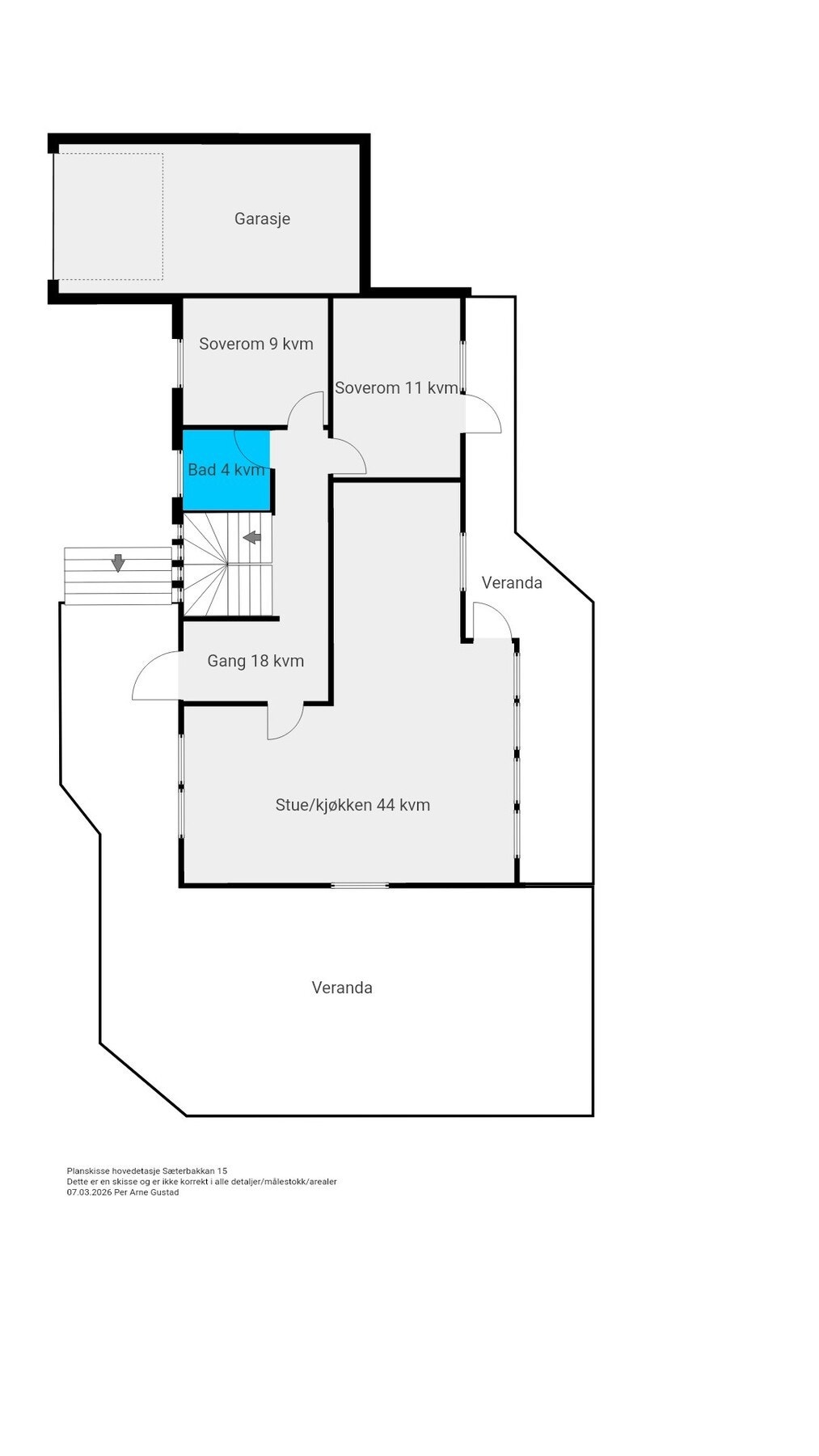 Hovedetasje. Galleribilde