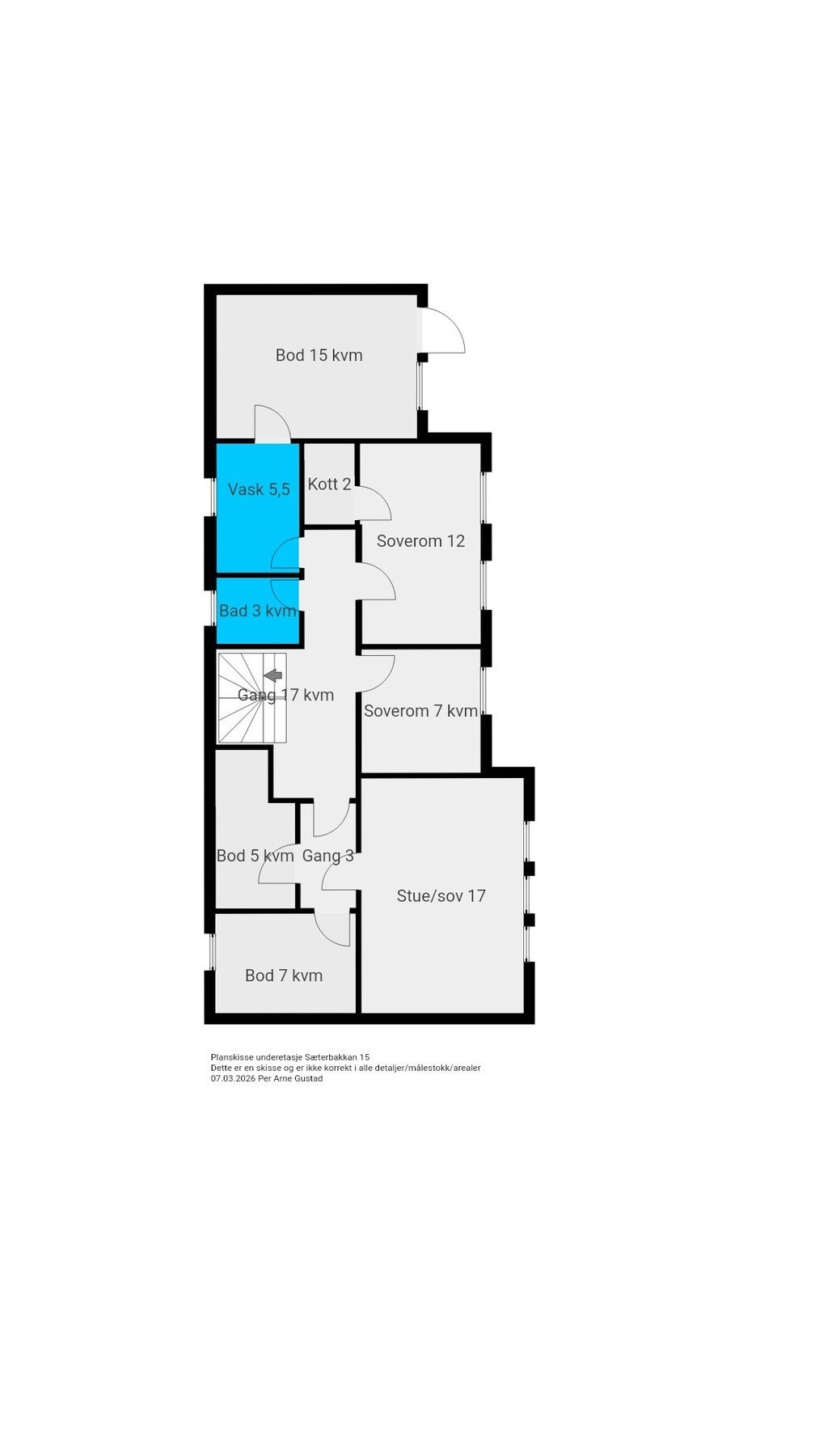 Underetasje. Galleribilde