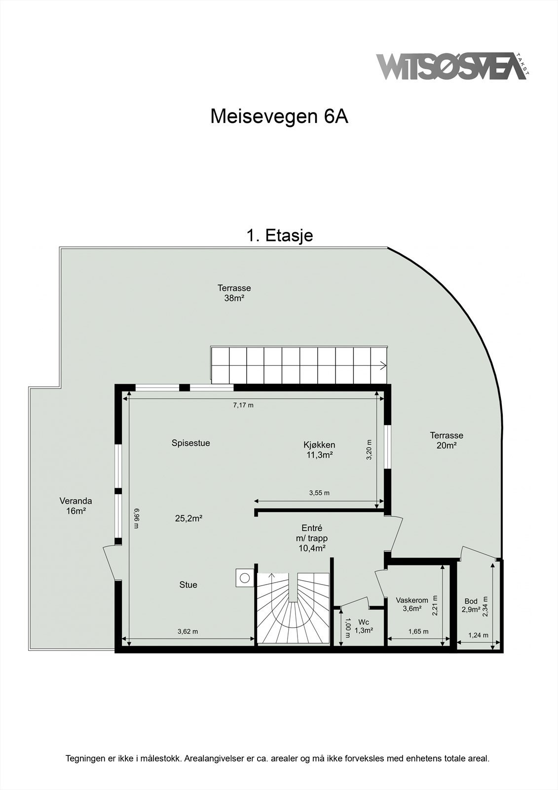 Plantegning 1 etasje Galleribilde