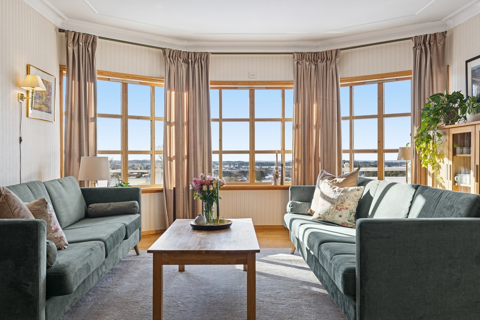 Nydelig utsikt fra stue. Galleribilde