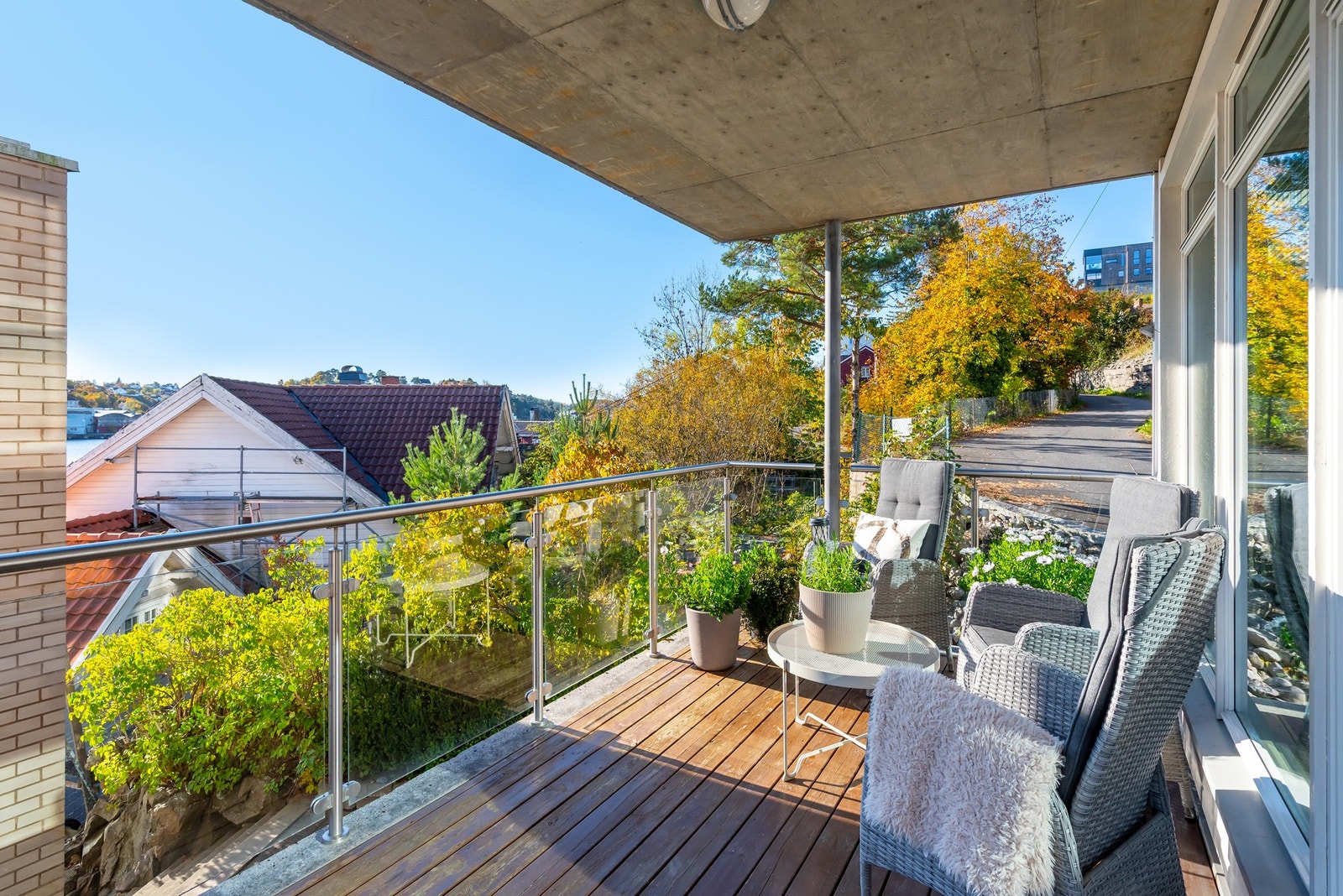 Her er det plass til å skape seg hyggelig uterom i gode og fine omgivelser. Galleribilde