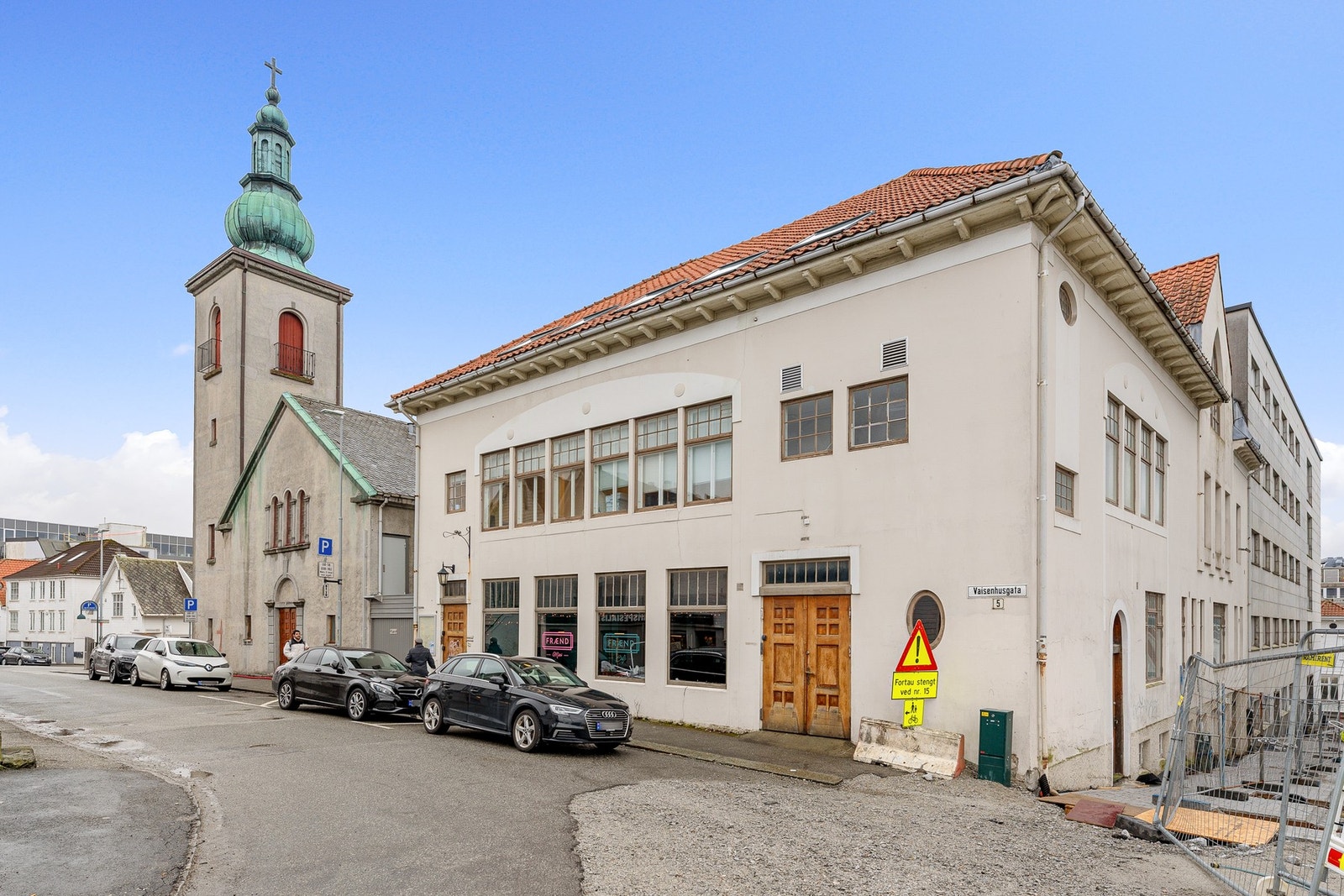 Brødregata sett til høyre blir for øyeblikket oppgradert til miljøgate og blir en del av det nye Nytorget Galleribilde