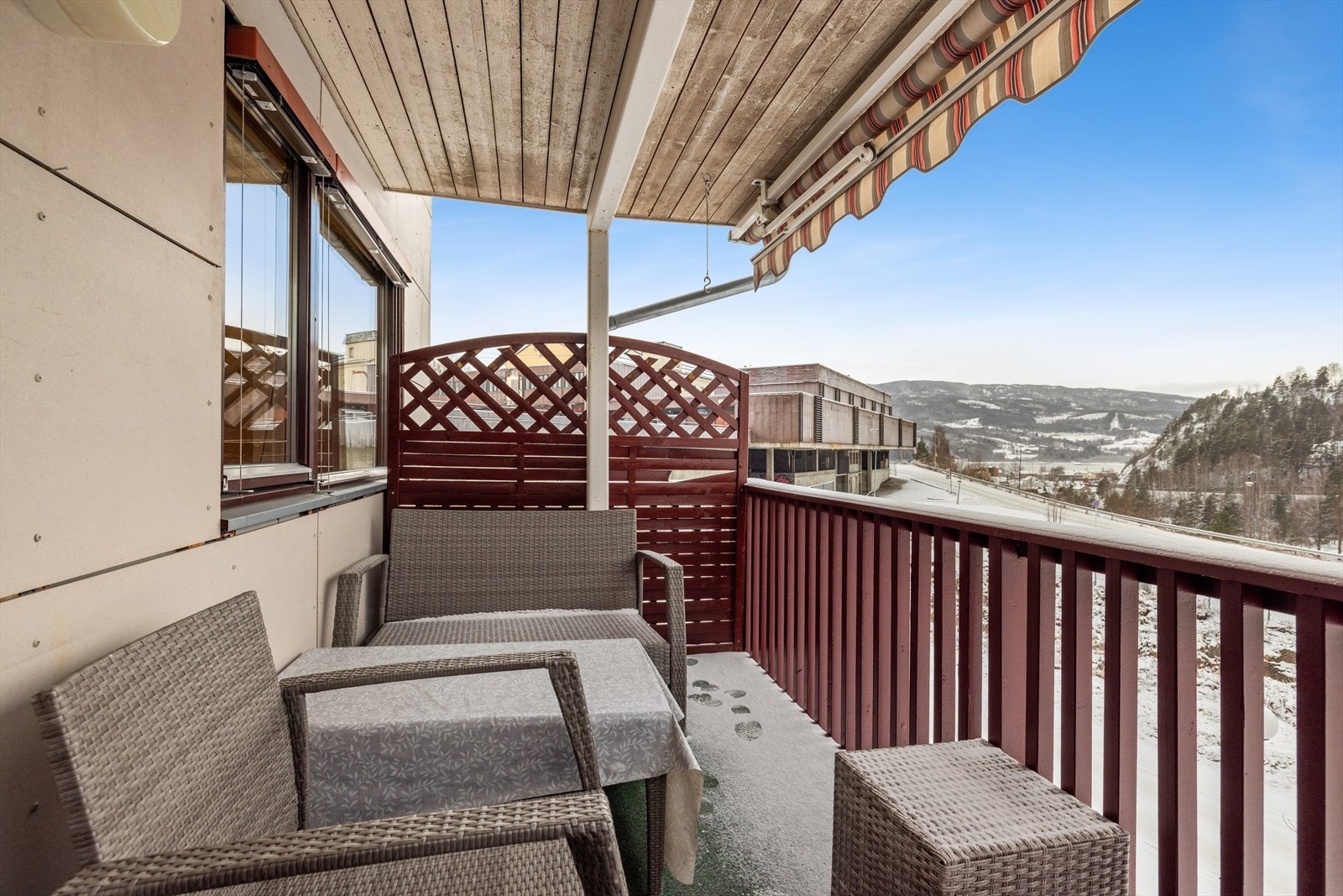 Her er det plass for utemøblement. Galleribilde