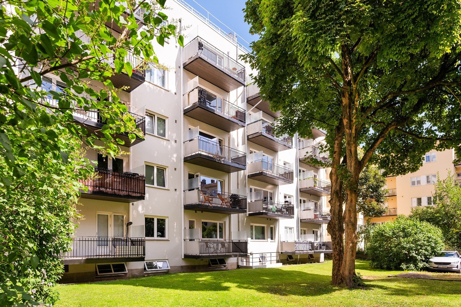 Fasade mot bakgård Galleribilde