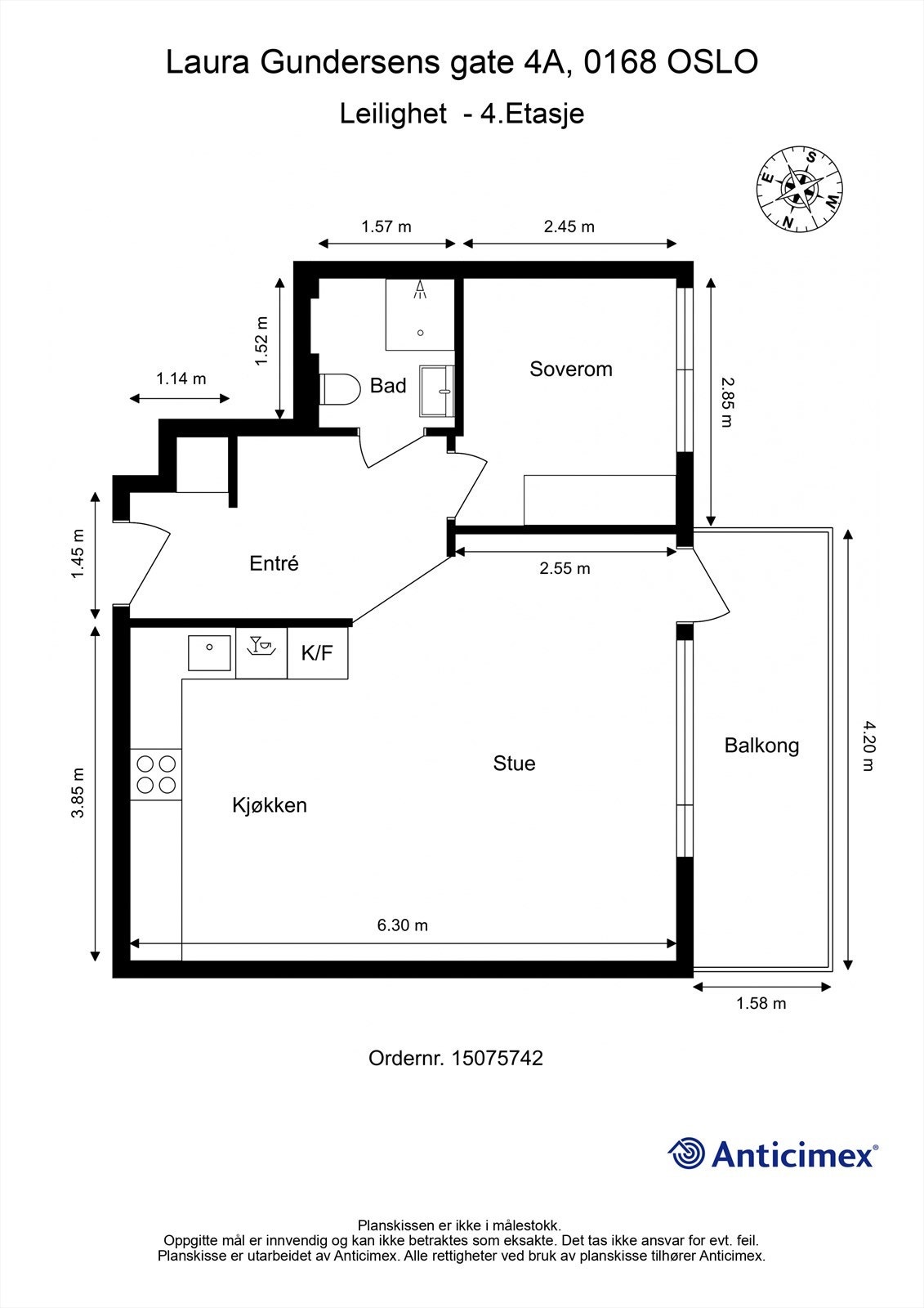 Plantegning. Galleribilde
