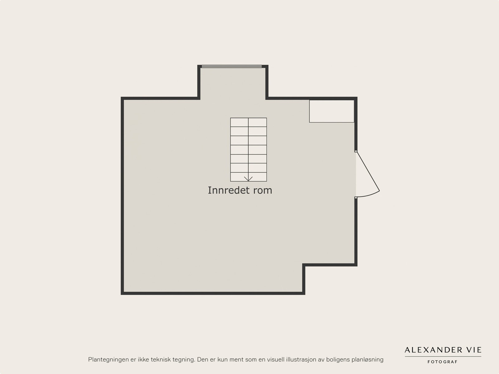 Plantegning underetasje. Galleribilde