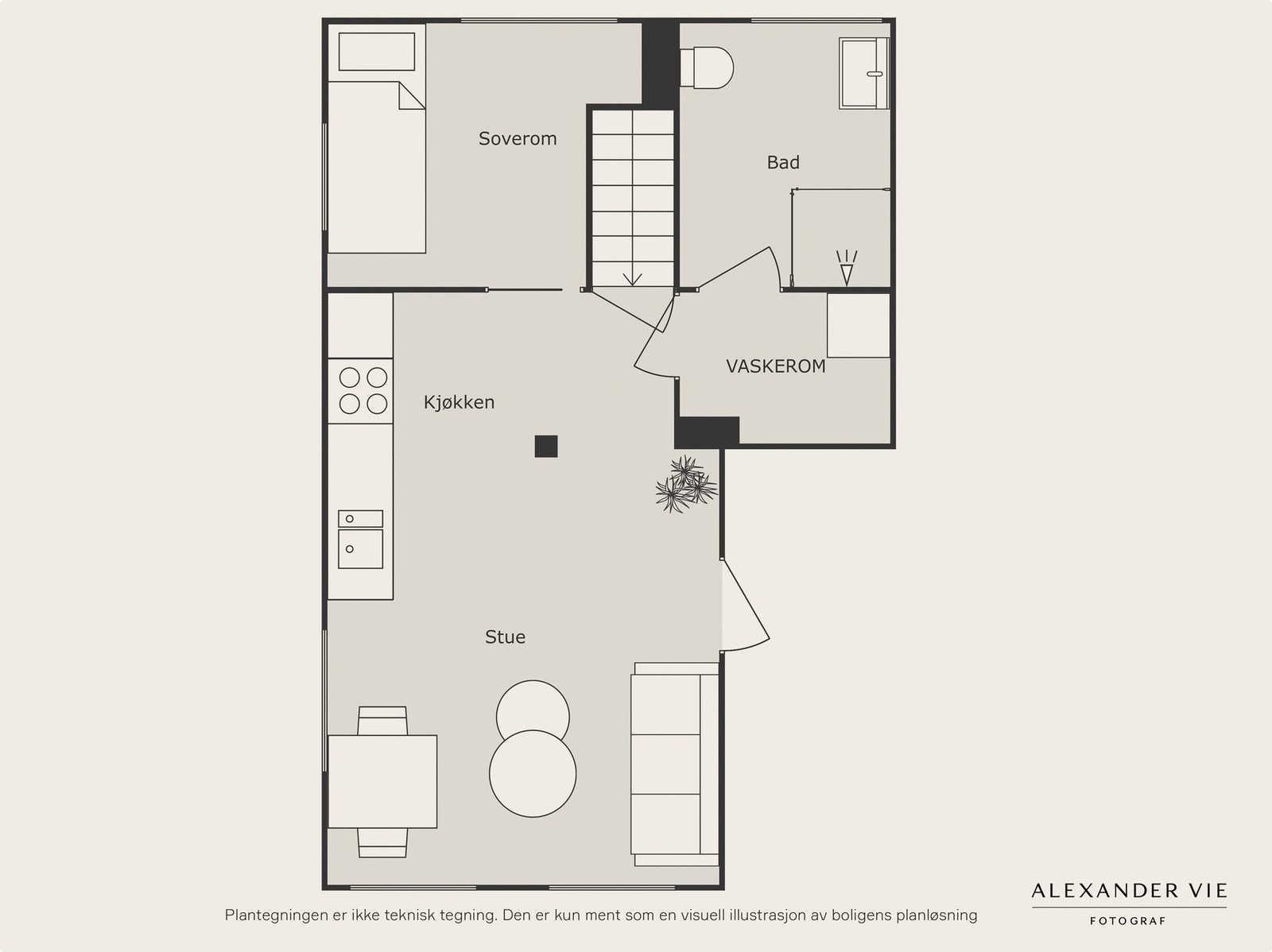 Plantegning. Galleribilde