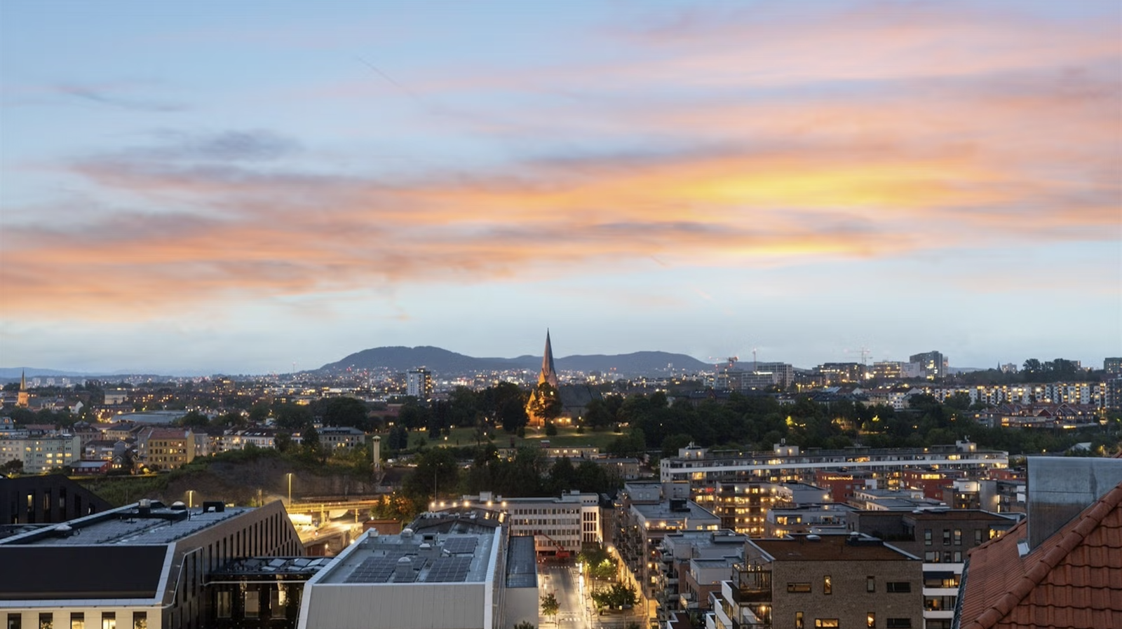 Flott utsikt fotografert av eier Galleribilde