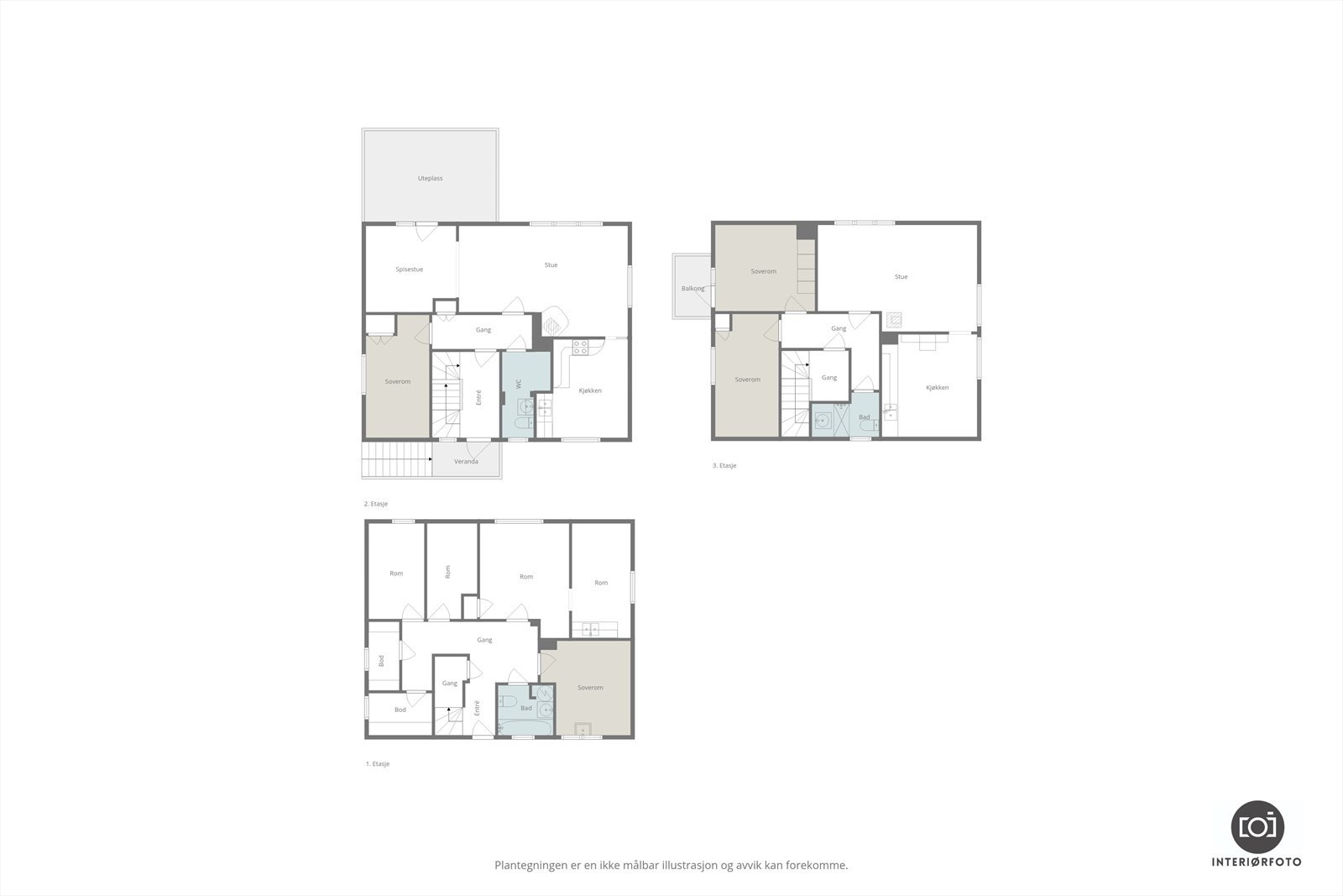 Plantegning Galleribilde