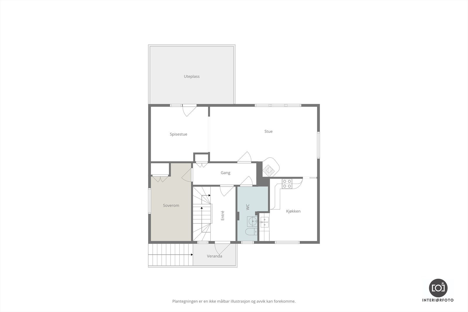 Plantegning Galleribilde