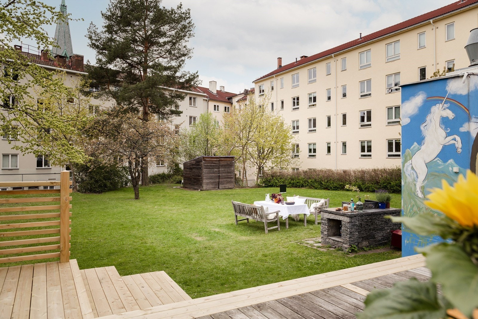 Flotte, grønne omgivelser til beboernes glede! Galleribilde