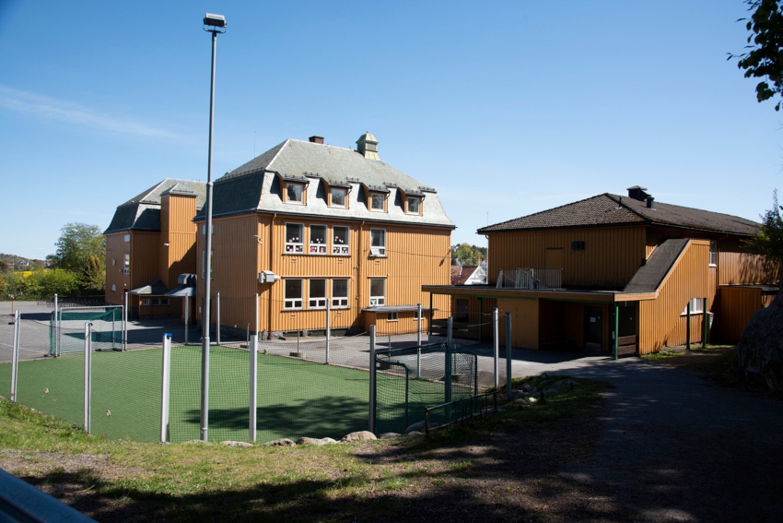 Sande barneskole tar imot de minste Galleribilde