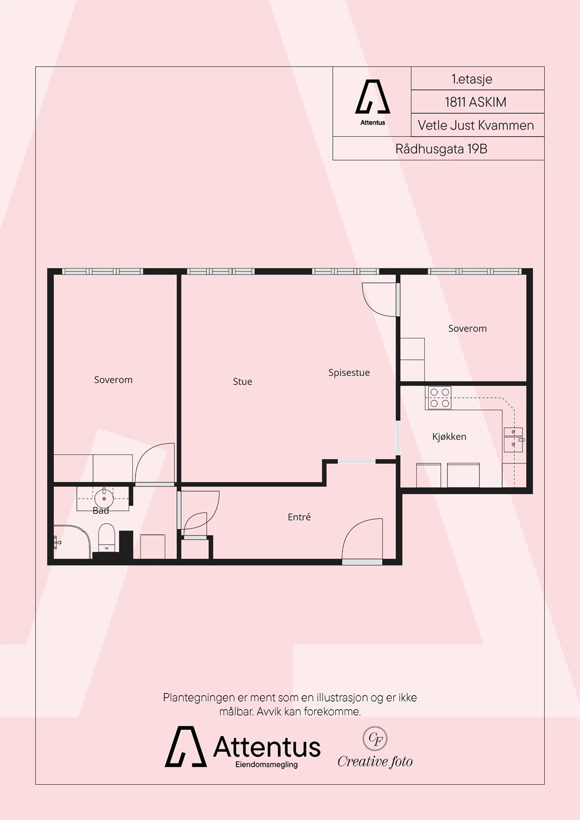Plantegning Galleribilde