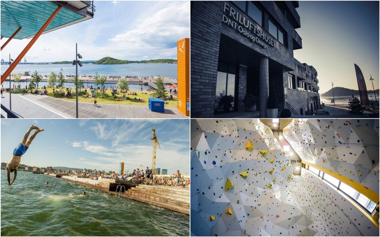 Sørenga kan by på flott badeplass og fjordidyll! Galleribilde