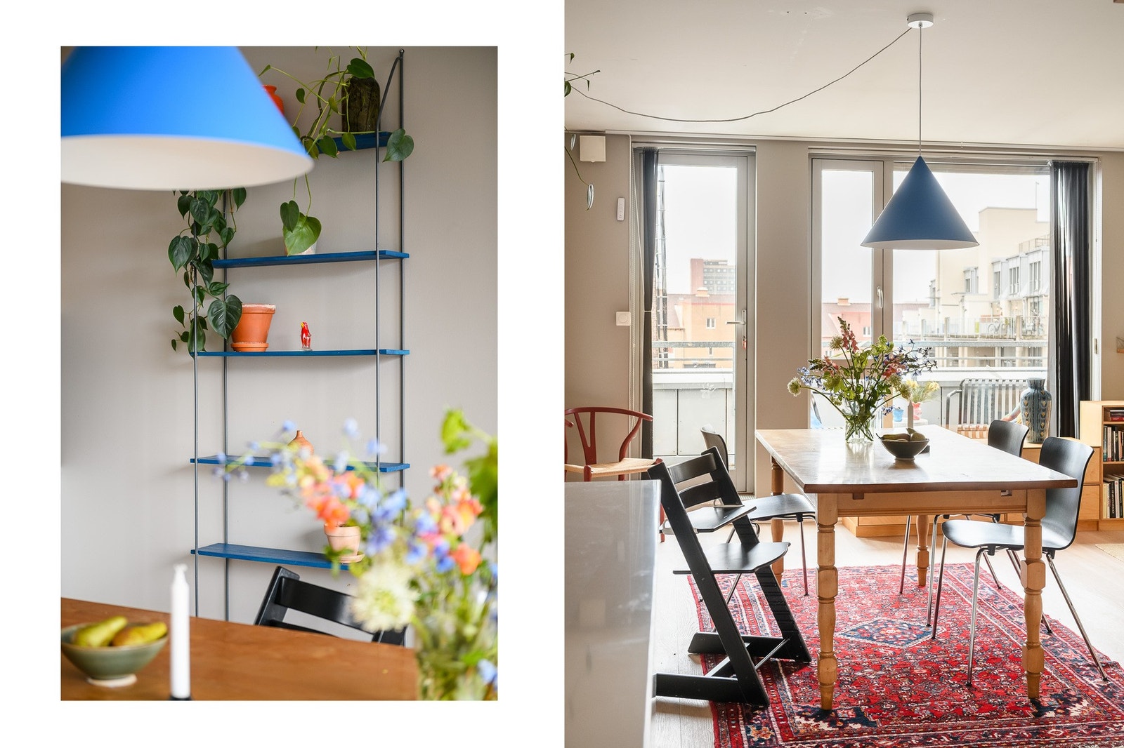 Pussede og malte vegg- og himlingsflater skaper et rent og helhetlig uttrykk i hele boligen. Galleribilde