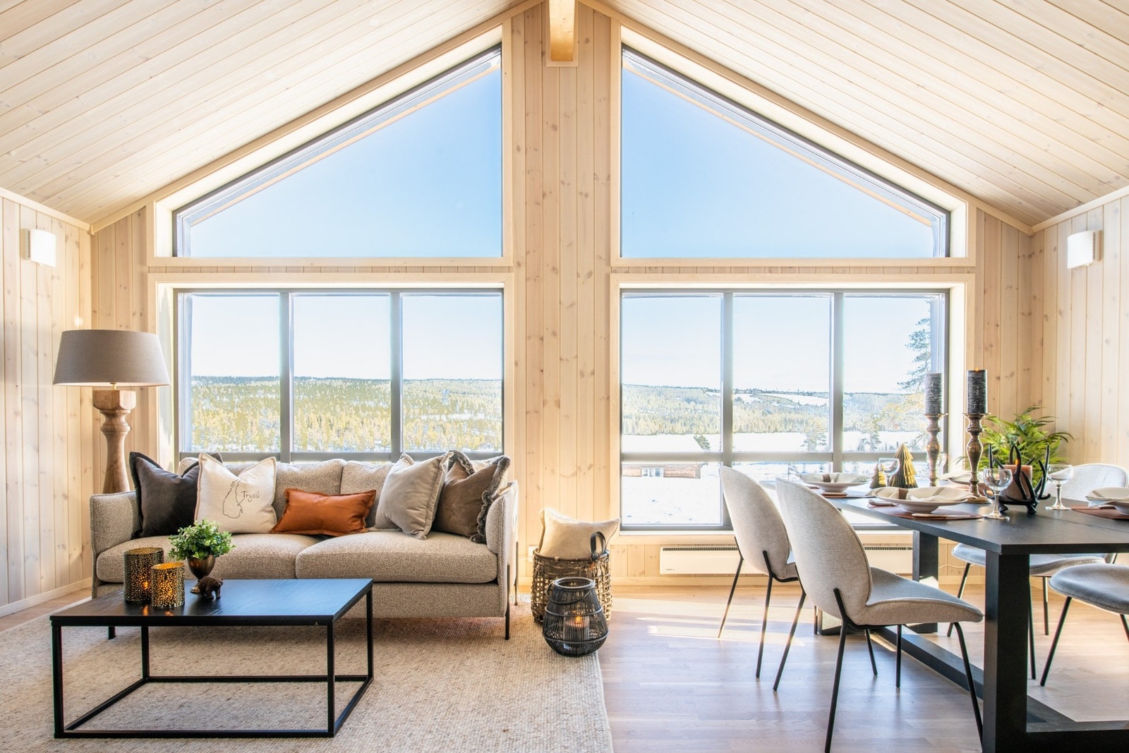 Bilde fra en kundehytte i Trysil. Galleribilde