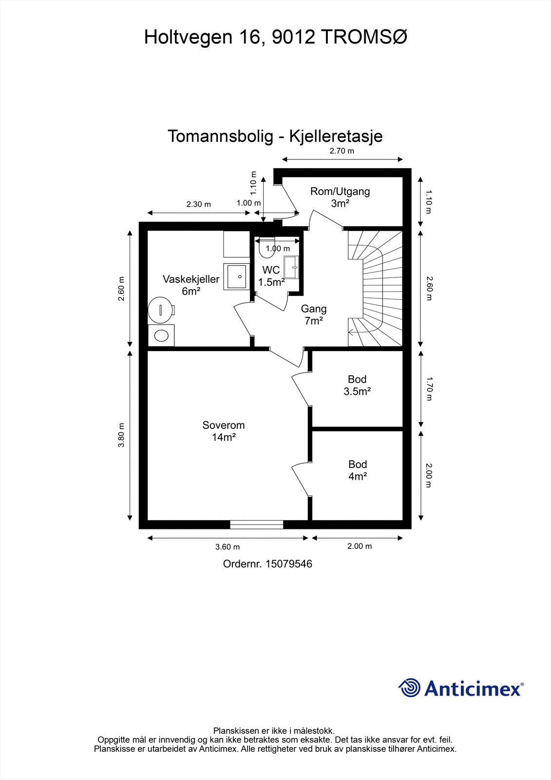 Plantegning-Kjelleretasje. Galleribilde
