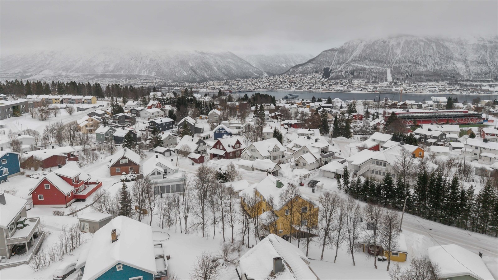 Skjermet uteområde på baksiden av huset. Galleribilde
